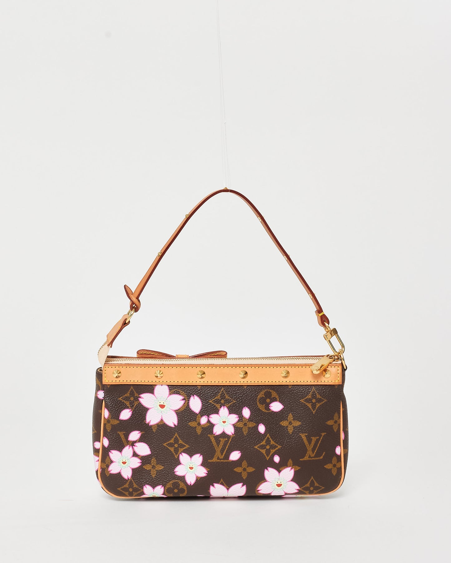 Louis Vuitton Monogram Coated Canvas Cherry Blossom Takashi Murakami Pochette D'Accessoires