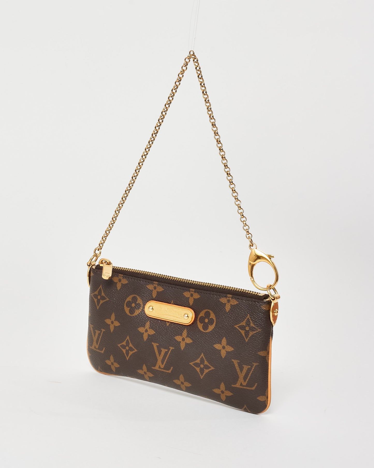 Louis Vuitton Monogram Coated Canvas Milla PM Clutch Bag