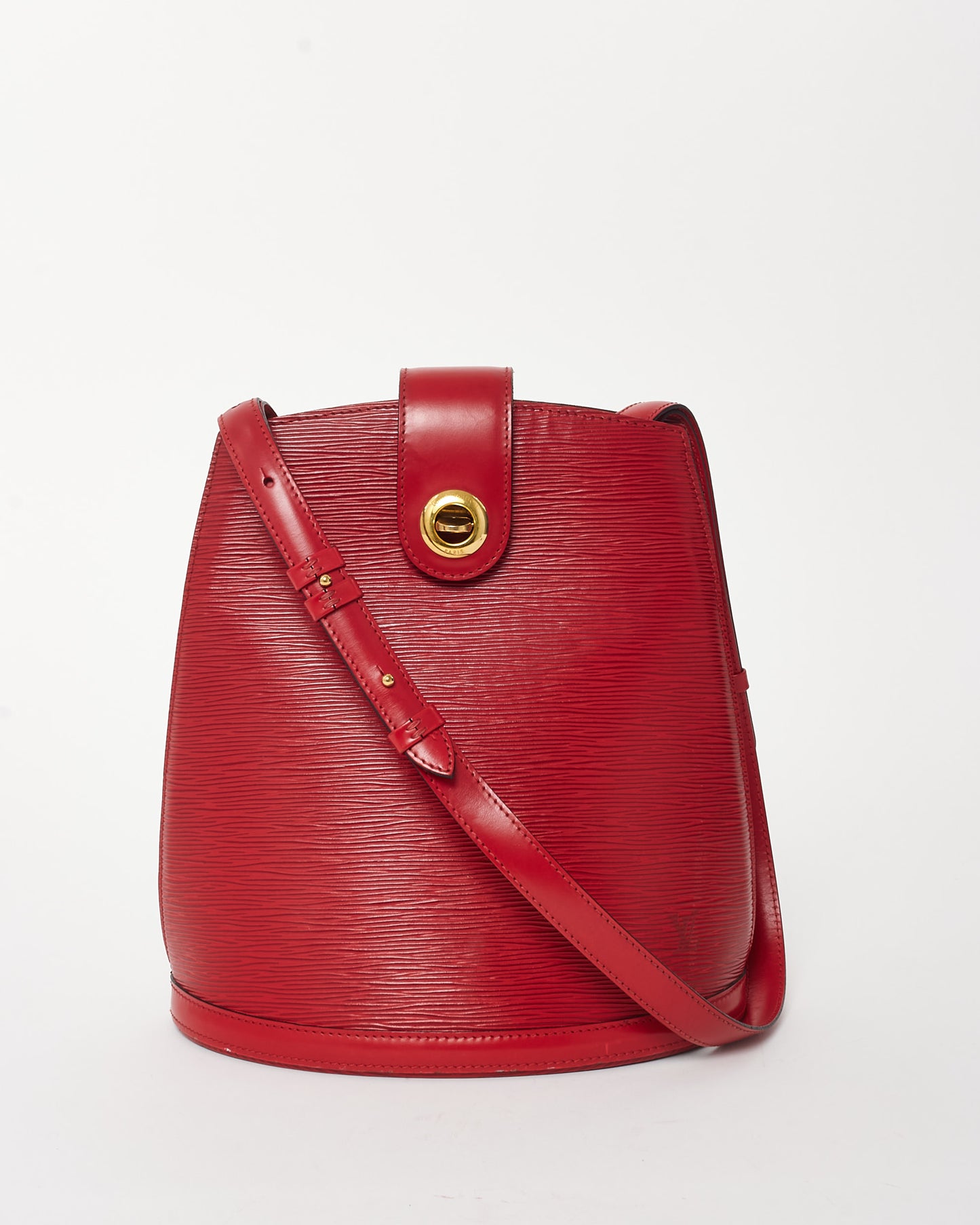 Louis Vuitton Red Epi Leather Cluny Crossbody Bag