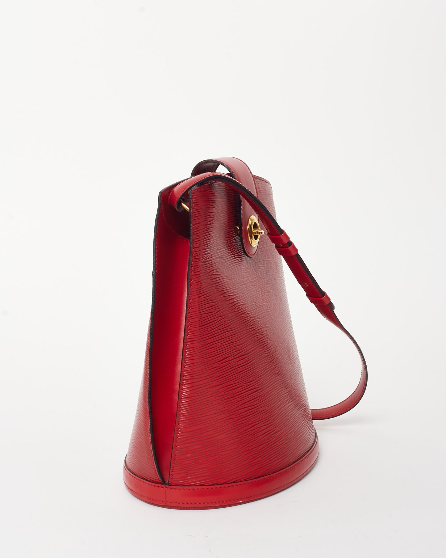 Louis Vuitton Red Epi Leather Cluny Crossbody Bag