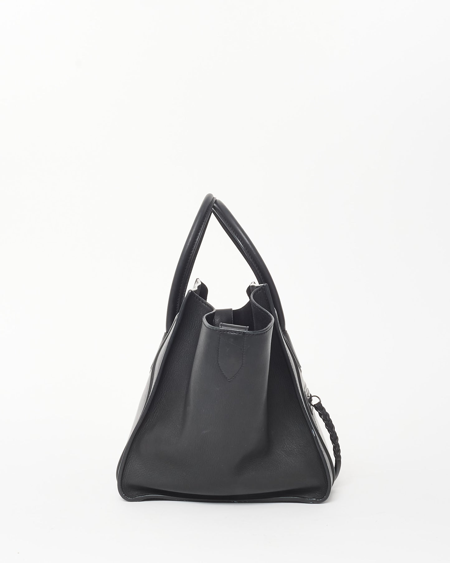 Celine Black Leather Medium Phantom Luggage Tote