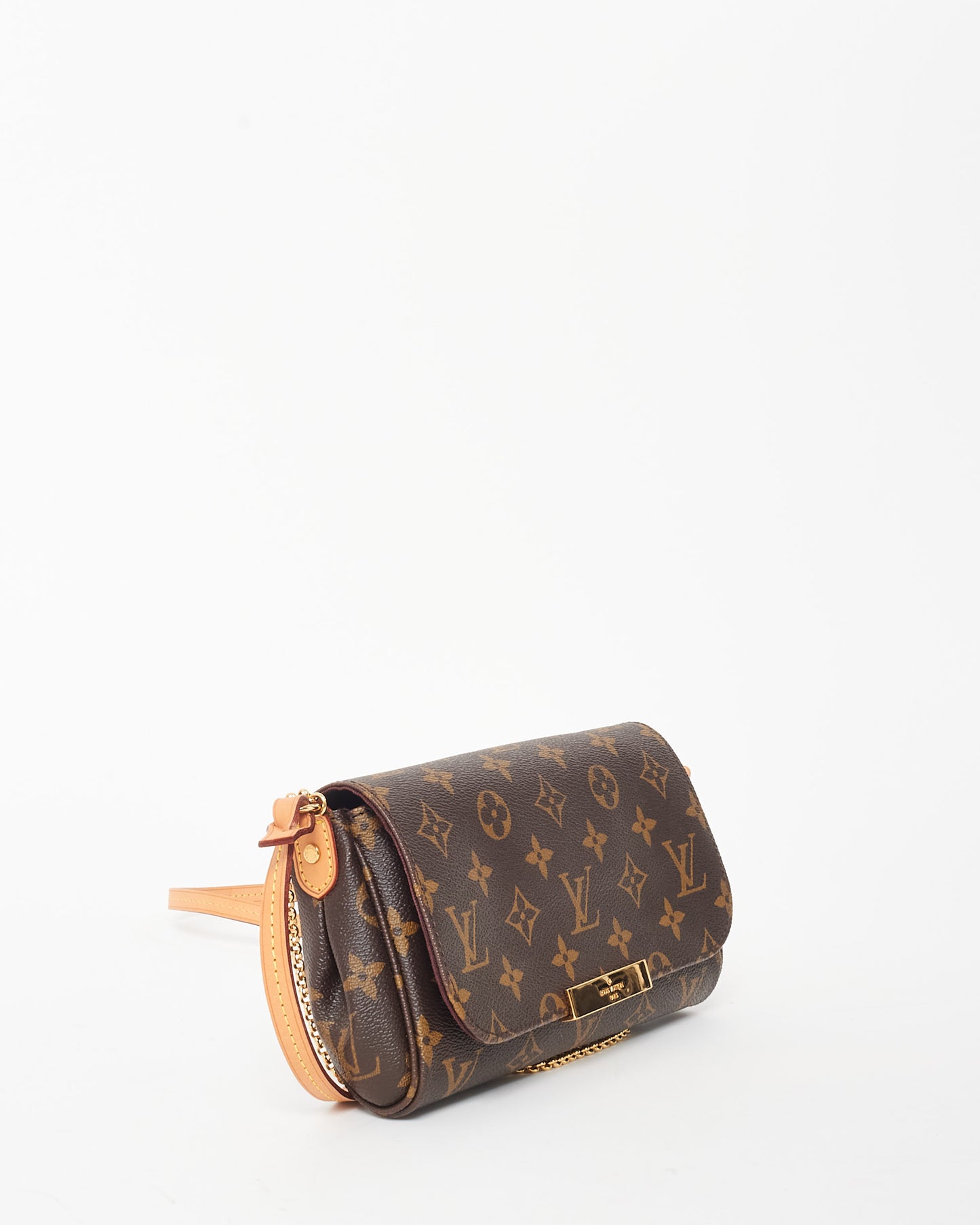 Louis Vuitton Monogram Coated Canvas Favourite PM Crossbody Bag