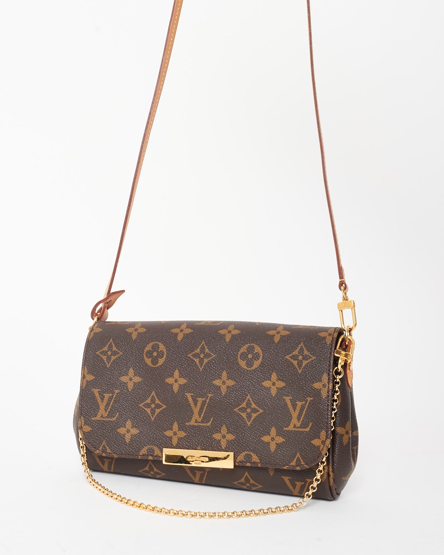 Louis Vuitton Monogram Coated Canvas Favourite PM Crossbody Bag