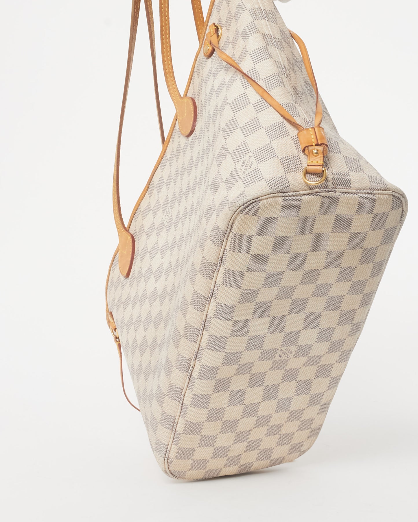 Louis Vuitton Damier Azur Coated Canvas Neverfull MM Bag