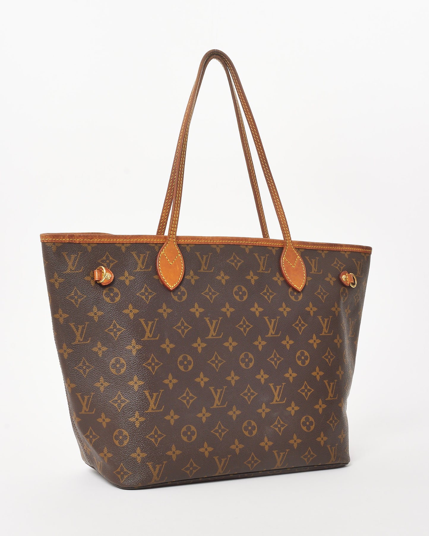 Louis Vuitton Monogram Coated Canvas Neverfull MM - No Pouch