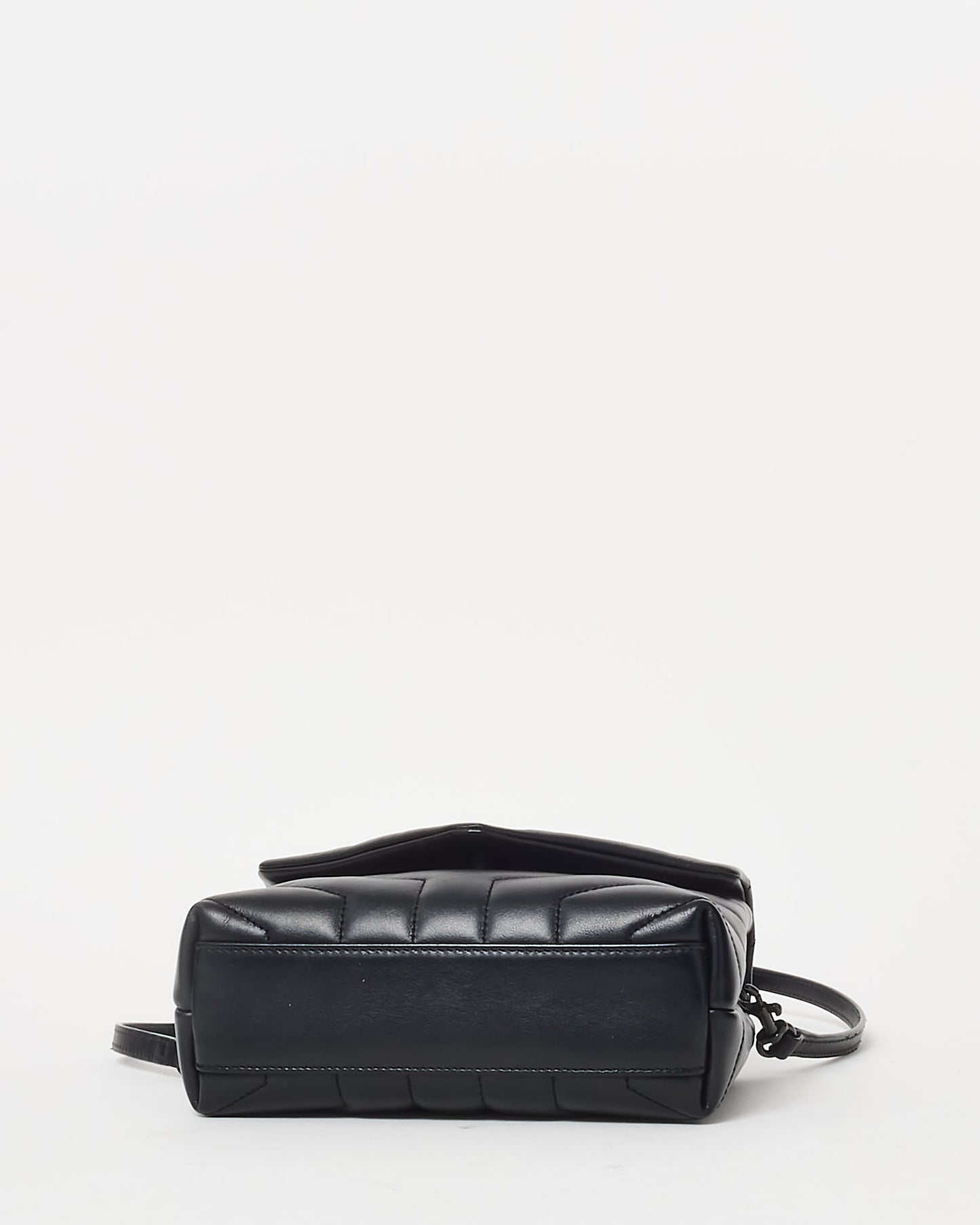 Saint Laurent Black Matelassé Leather Toy Loulou BHW