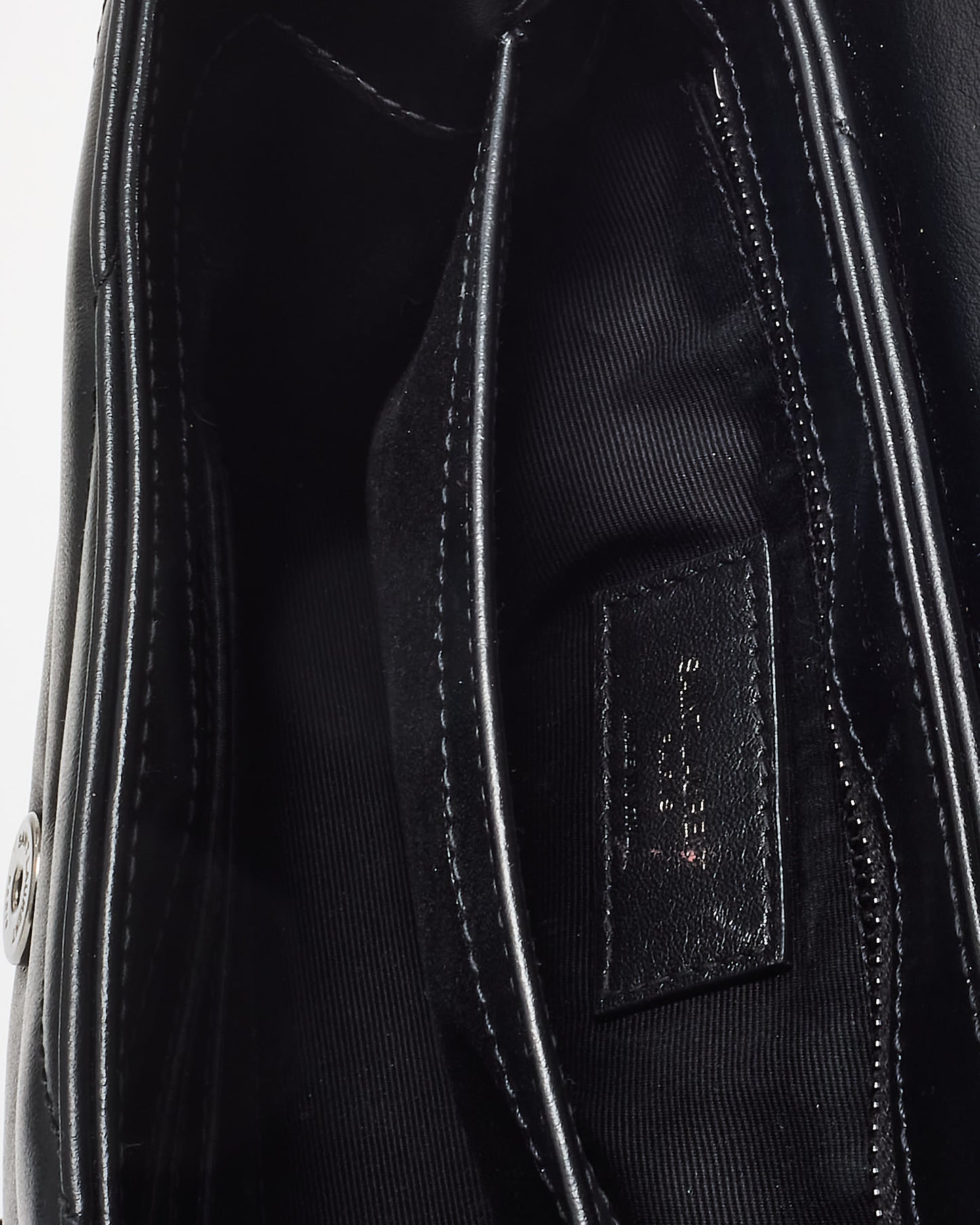 Saint Laurent Black Matelassé Leather Toy Loulou BHW