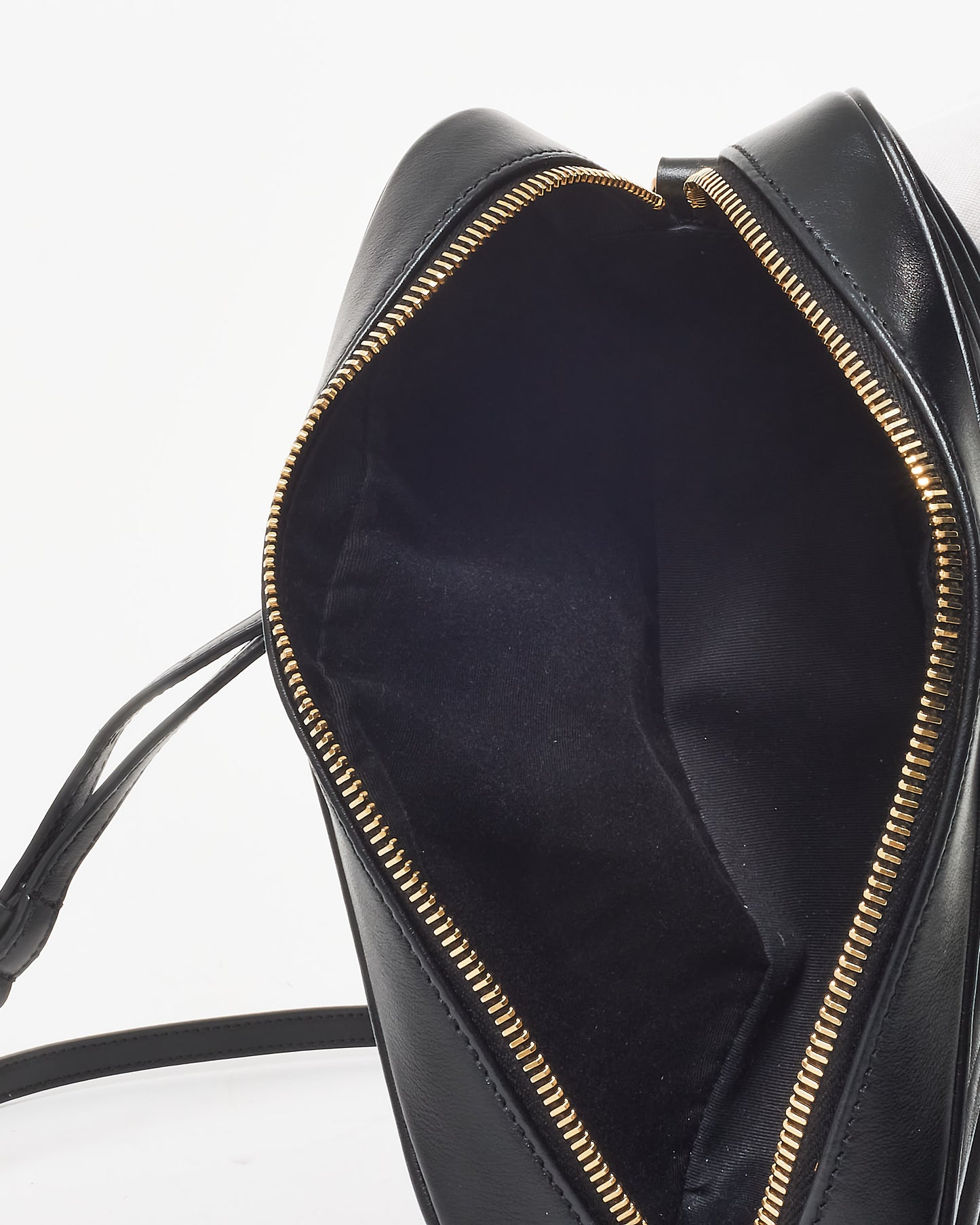 Saint Laurent Black Matelassé Leather GHW Lou Camera Bag