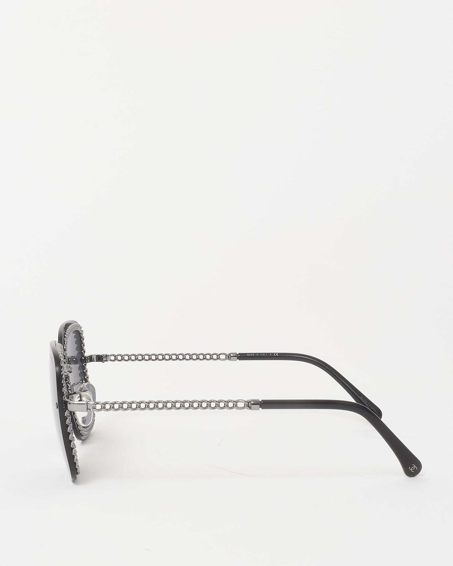 Chanel Black Rimless Square Chain C.108/S4 Sunglasses