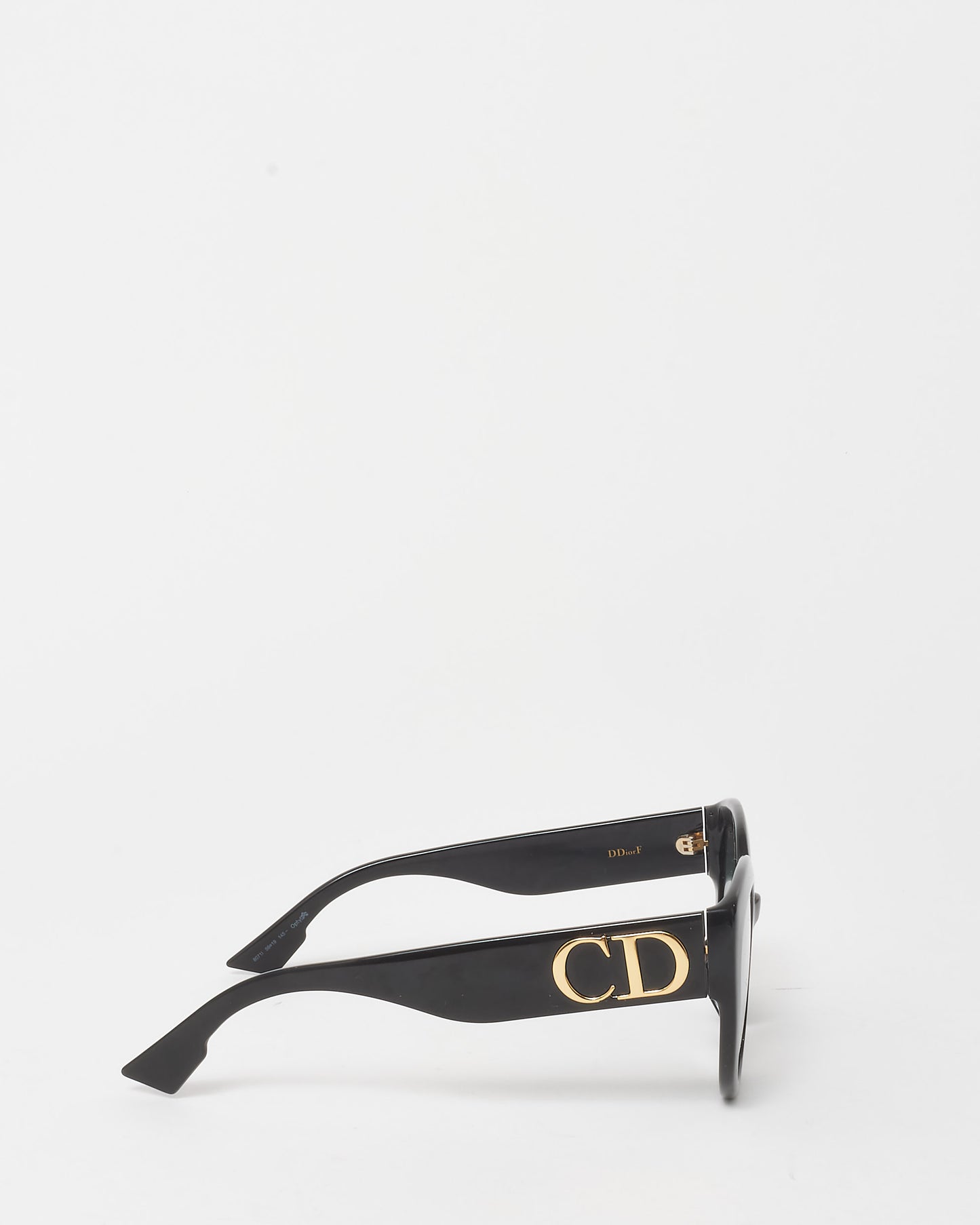 Dior Black Oversized DC DDior F Logo Sunglasses