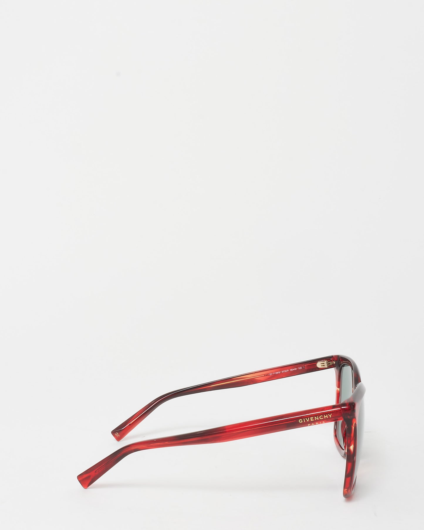 Givenchy Red Acetate GV7199/S Oversized Square Sunglasses