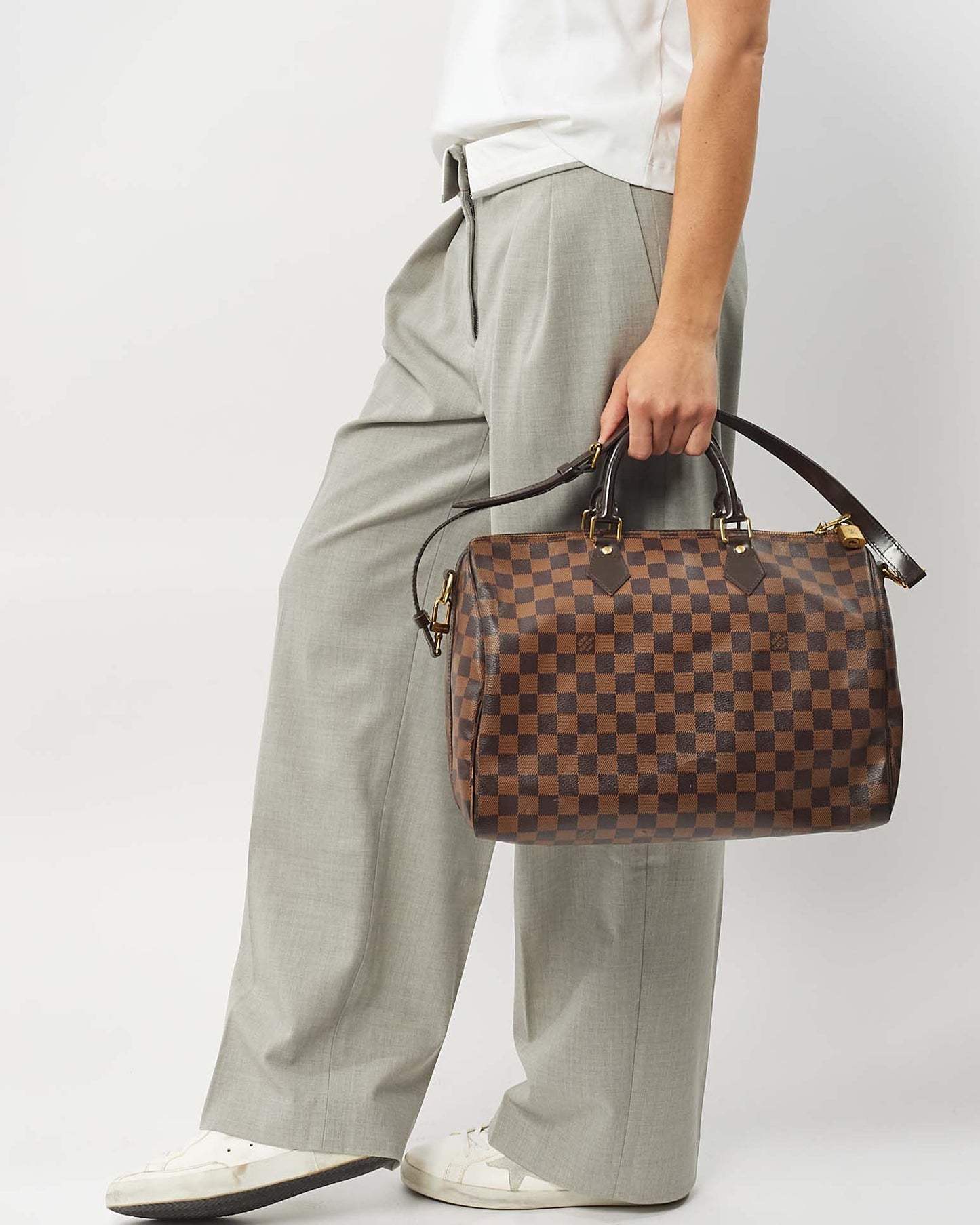 Louis Vuitton Damier Ebene Speedy 35 Bandoulière