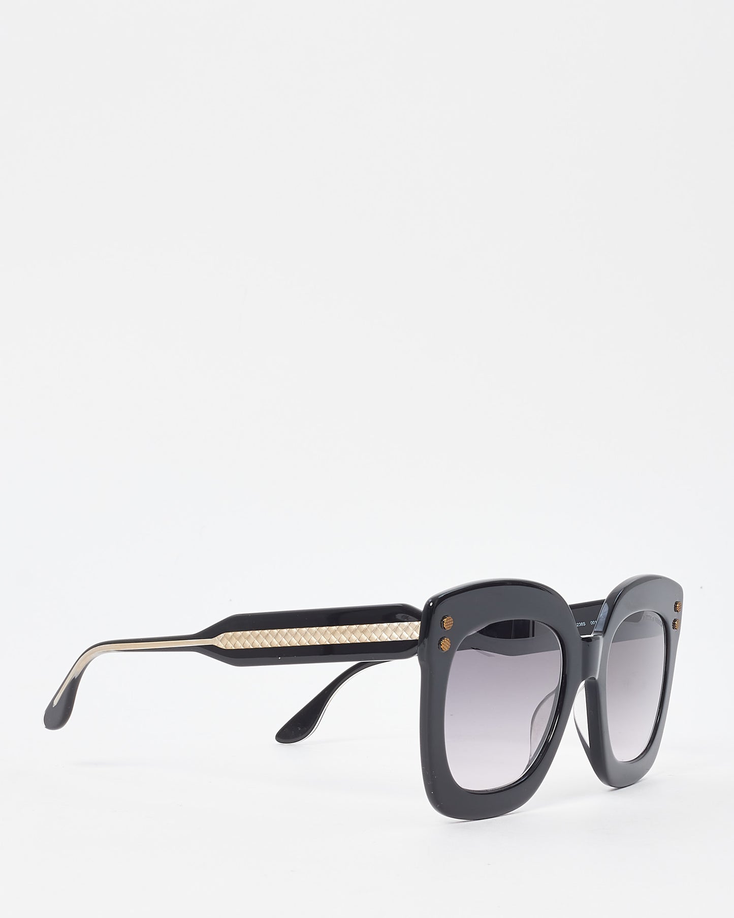 Bottega Veneta Black BV0238S Oversized Sunglasses