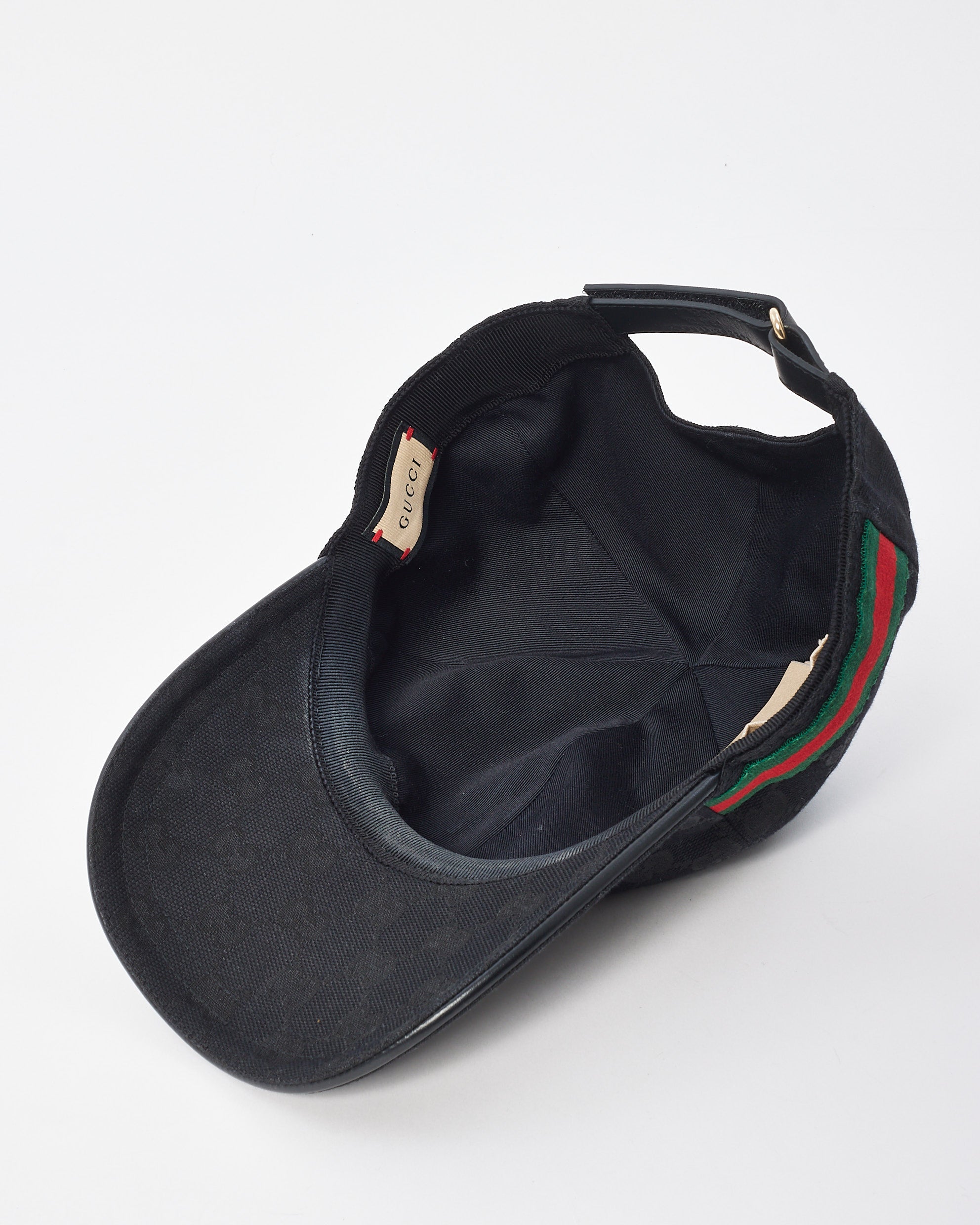 Gucci cap canvas deals