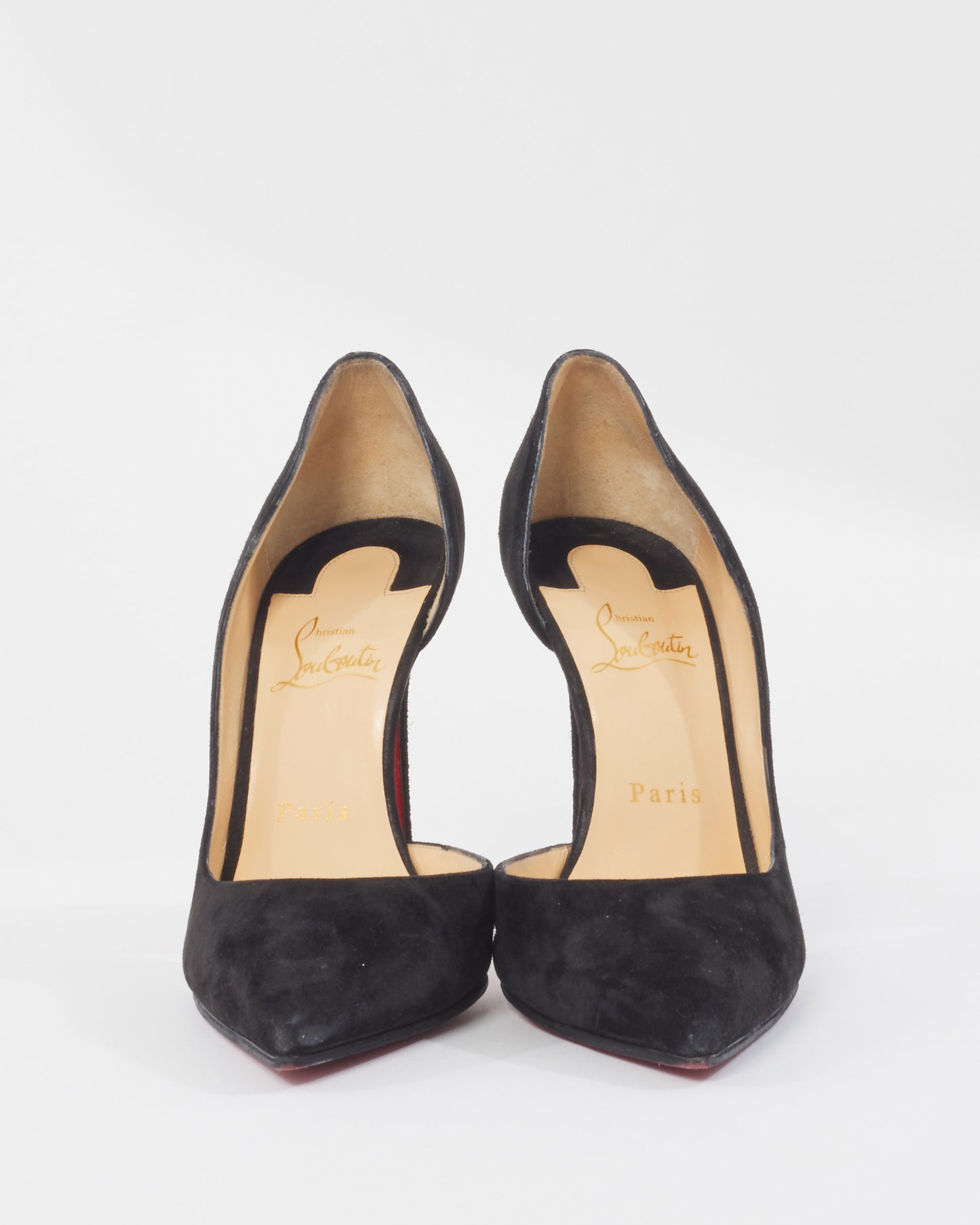 Christian Louboutin Black Suede Iriza Pump - 39