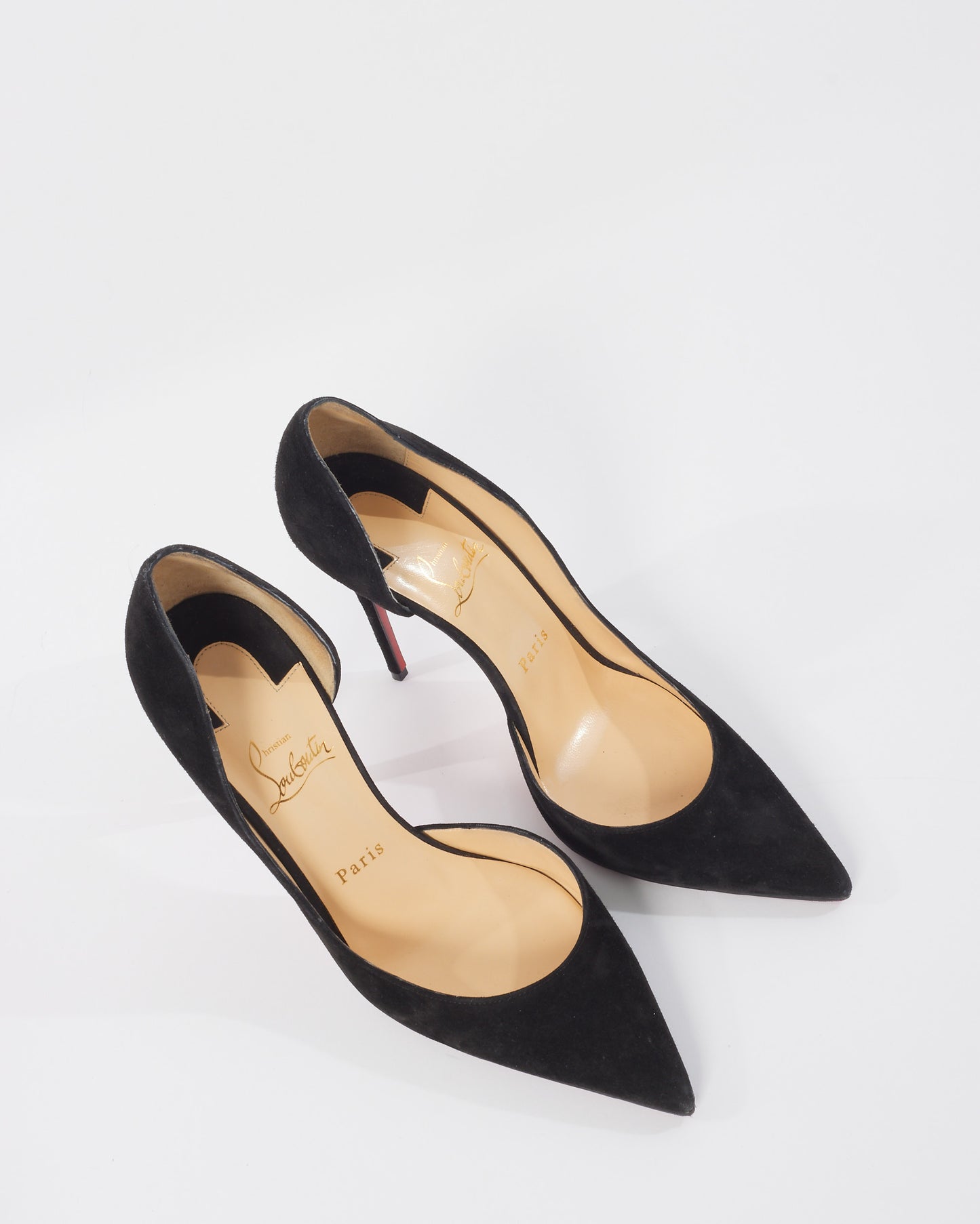 Christian Louboutin Black Suede Iriza Pump - 39