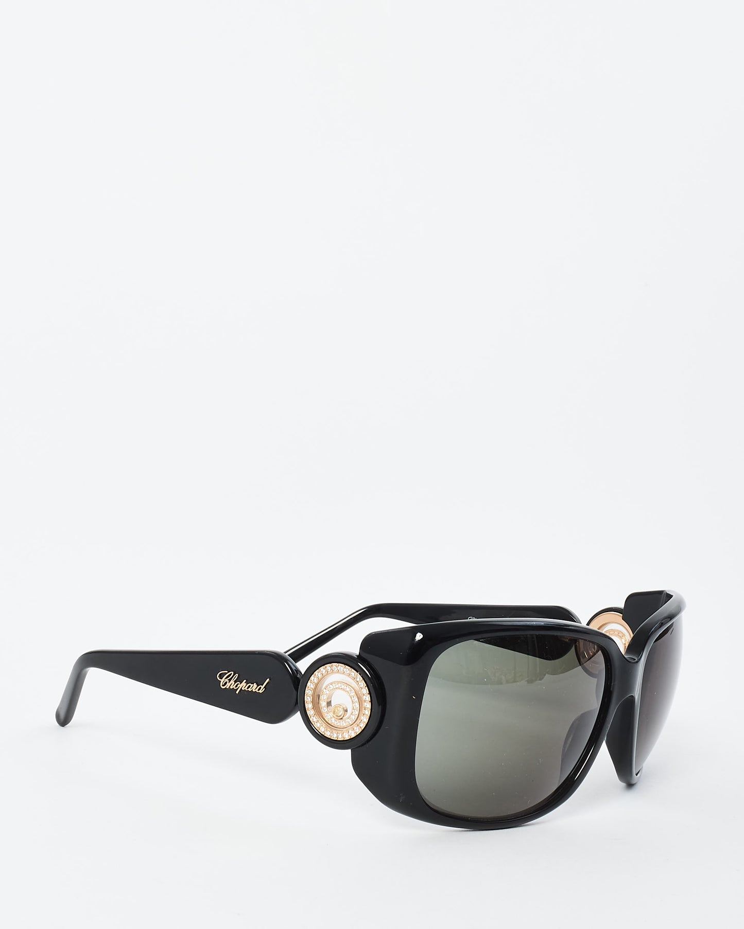 Chopard Black Swarovski Crystal SCH 042S Sunglasses