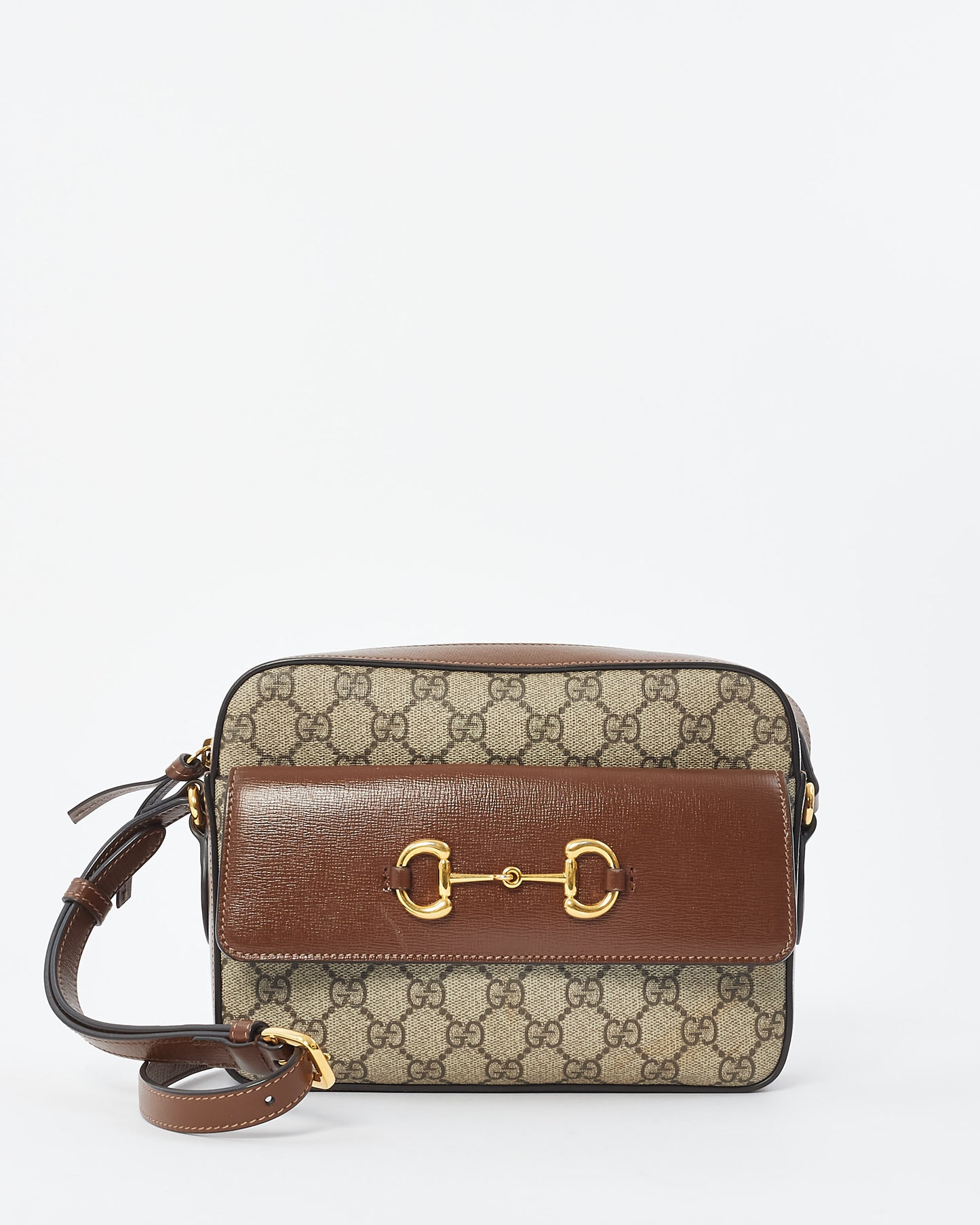 Gucci Monogram Canvas Horsebit 1955 Small Camera Bag