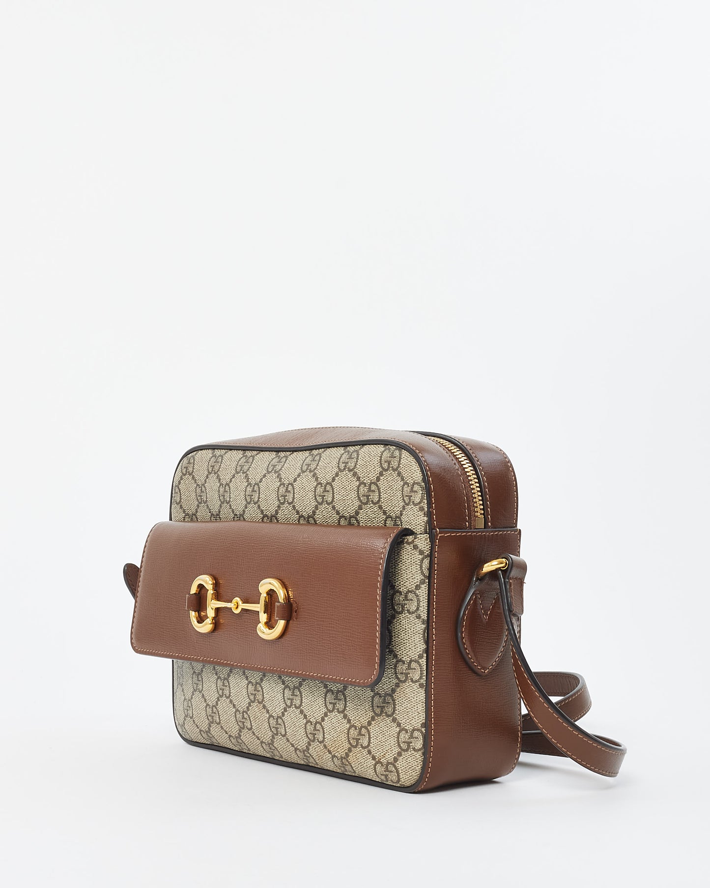 Gucci Monogram Canvas Horsebit 1955 Small Camera Bag