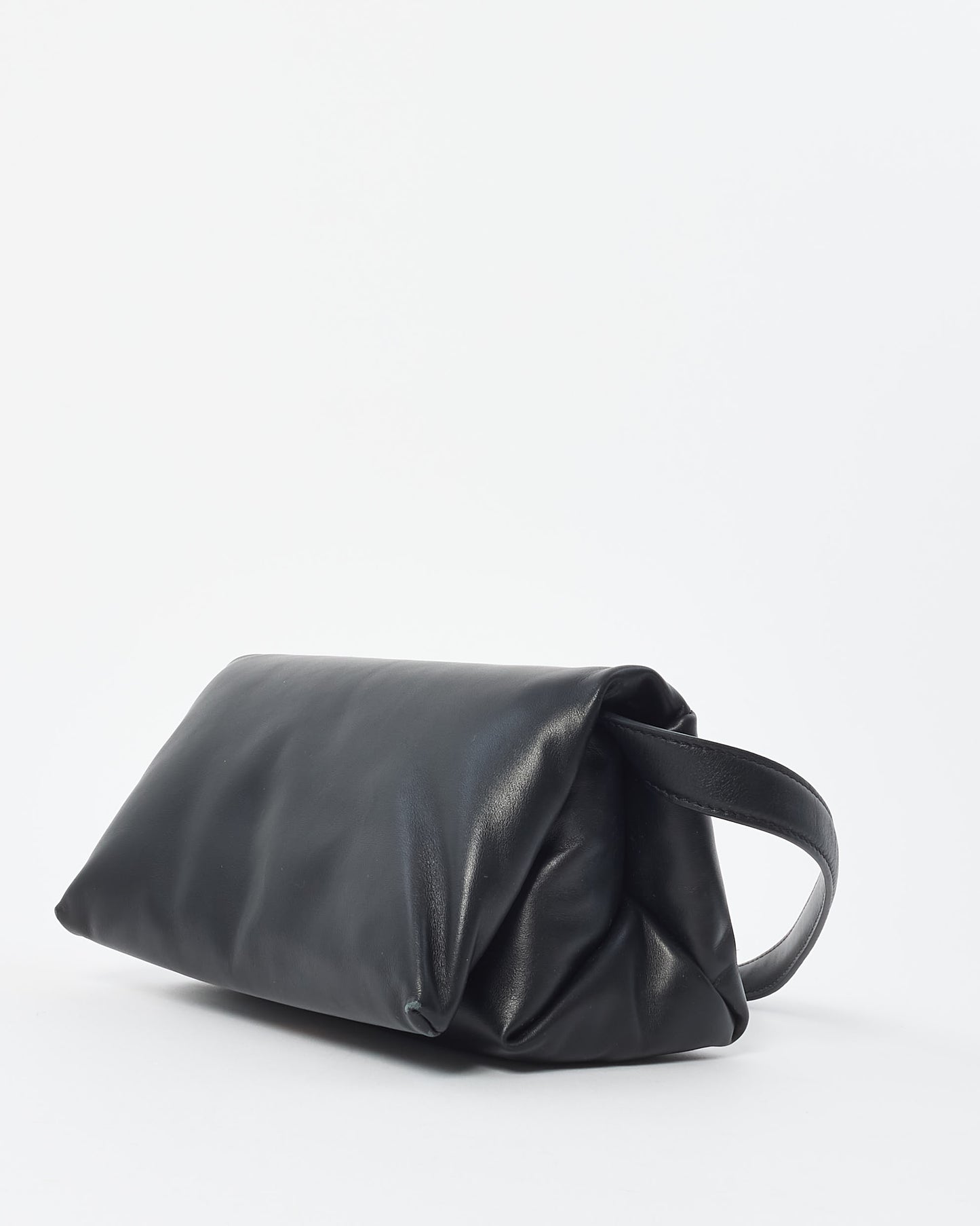 Marni Black Puffer Leather Small Prisma Shoulder Bag