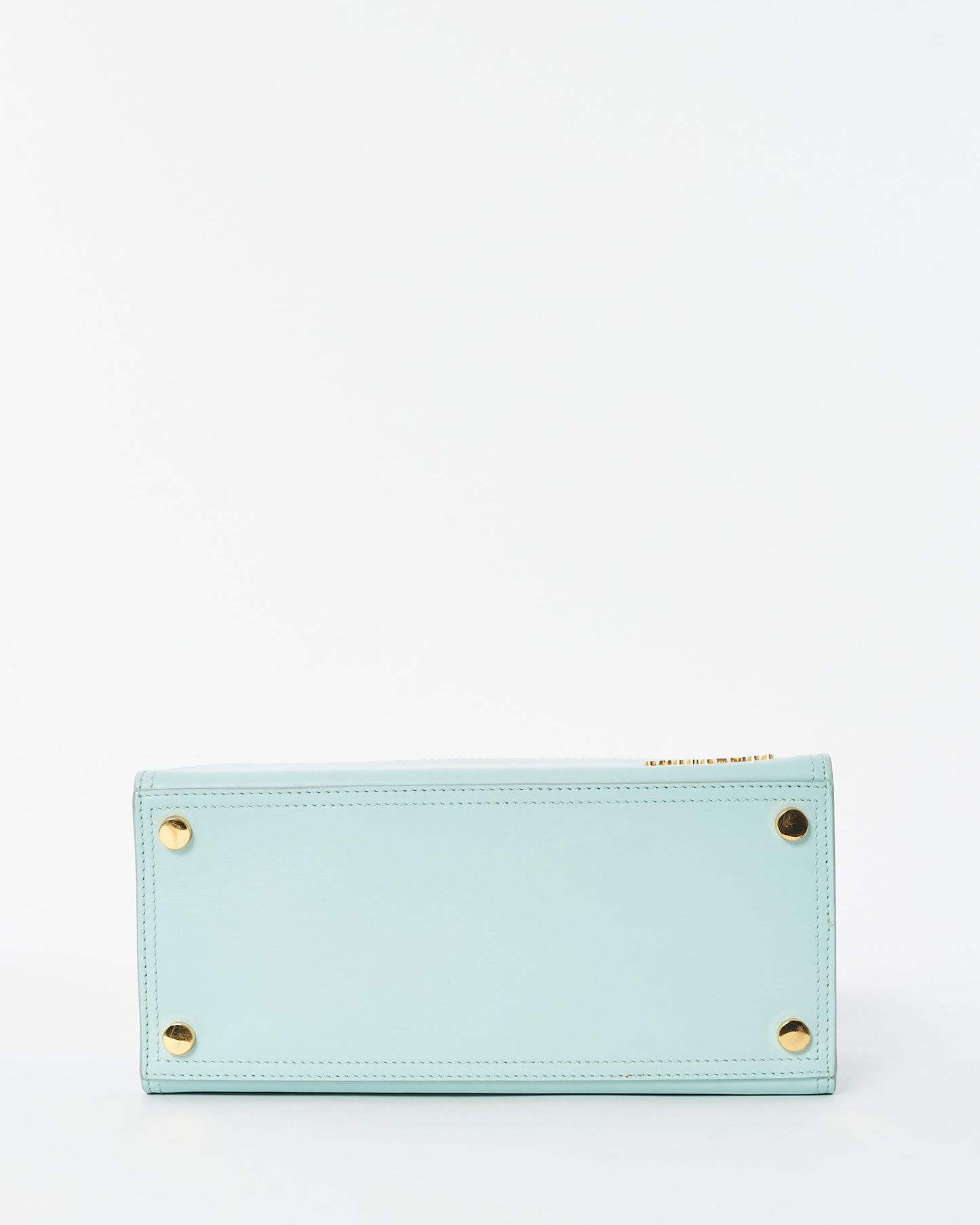 Jacquemus Light Turquoise Leather Le Rectangle Shoulder Bag