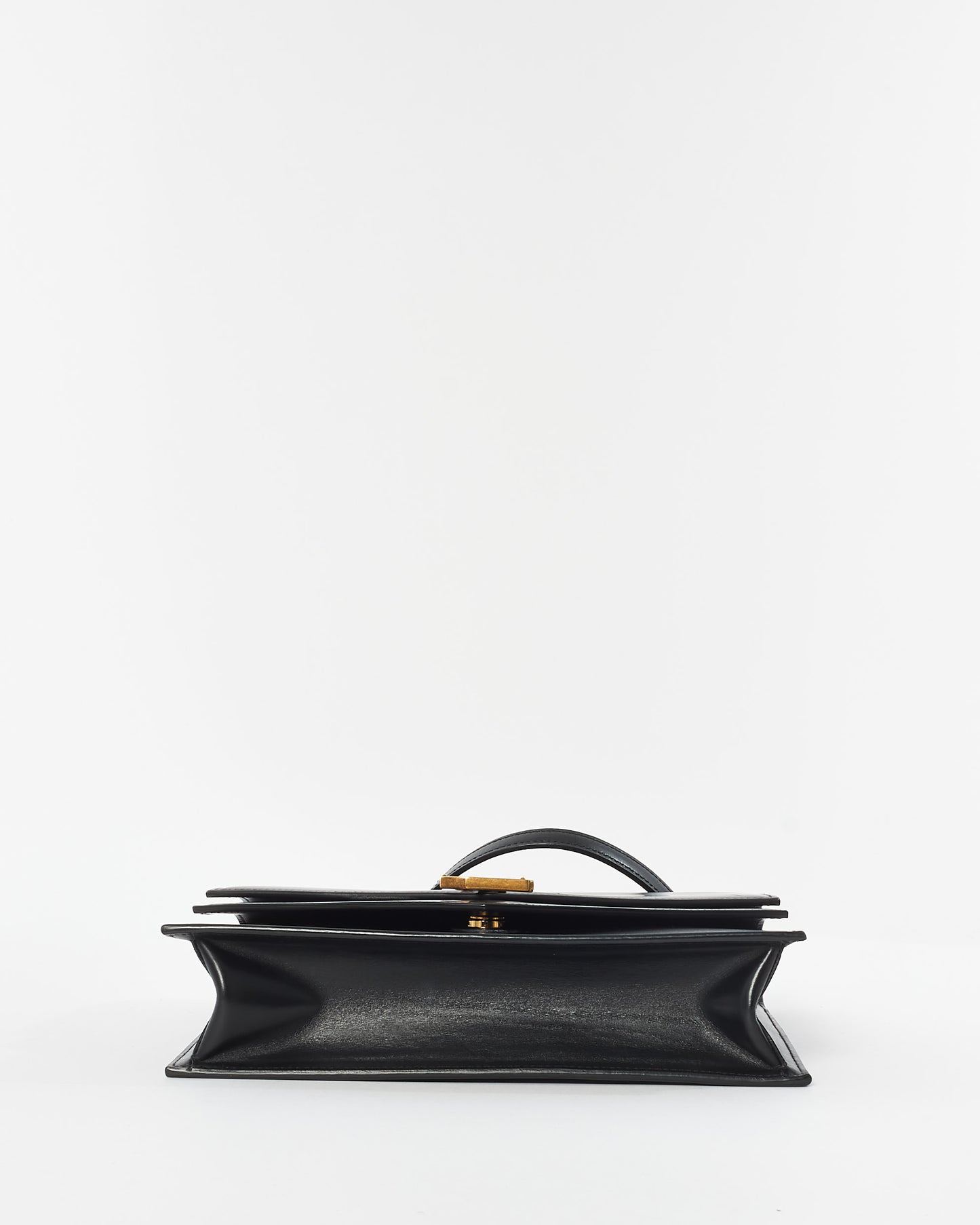 Saint Laurent Black Smooth Calfskin Leather Medium Sulpice Shoulder Bag