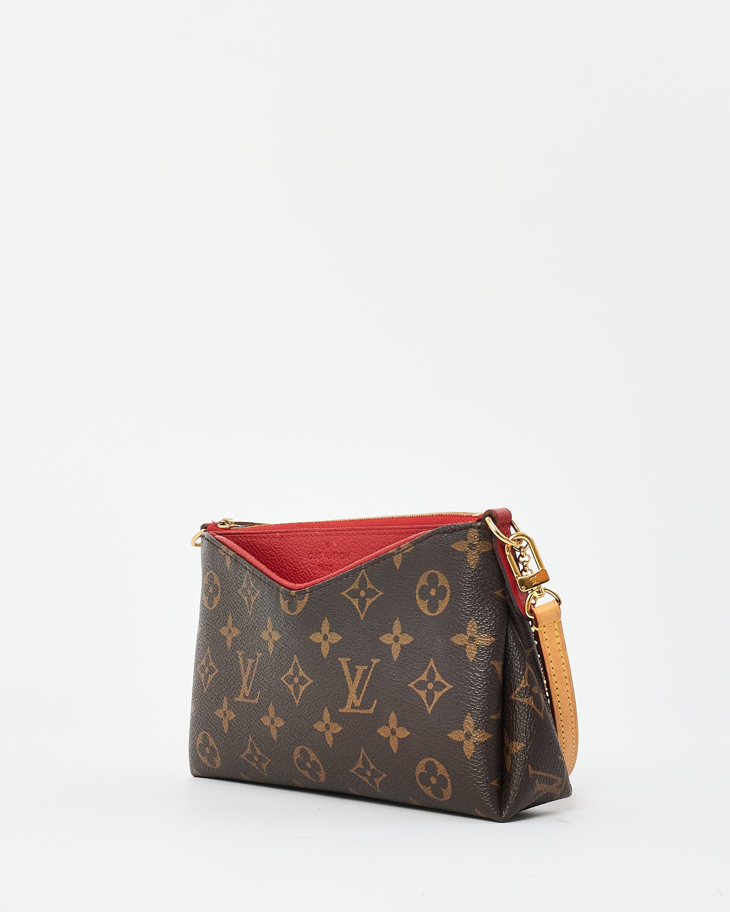 Louis Vuitton Red Monogram Canvas Pallas Crossbody Bag