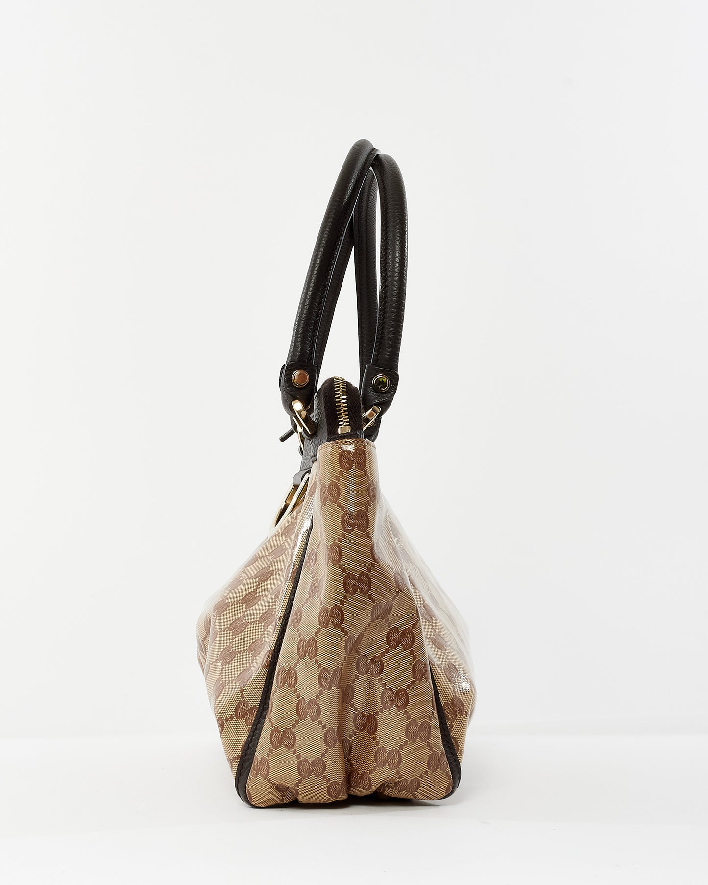 Gucci Monogram Coated Canvas GG Medium Abbey Shoulder Bag