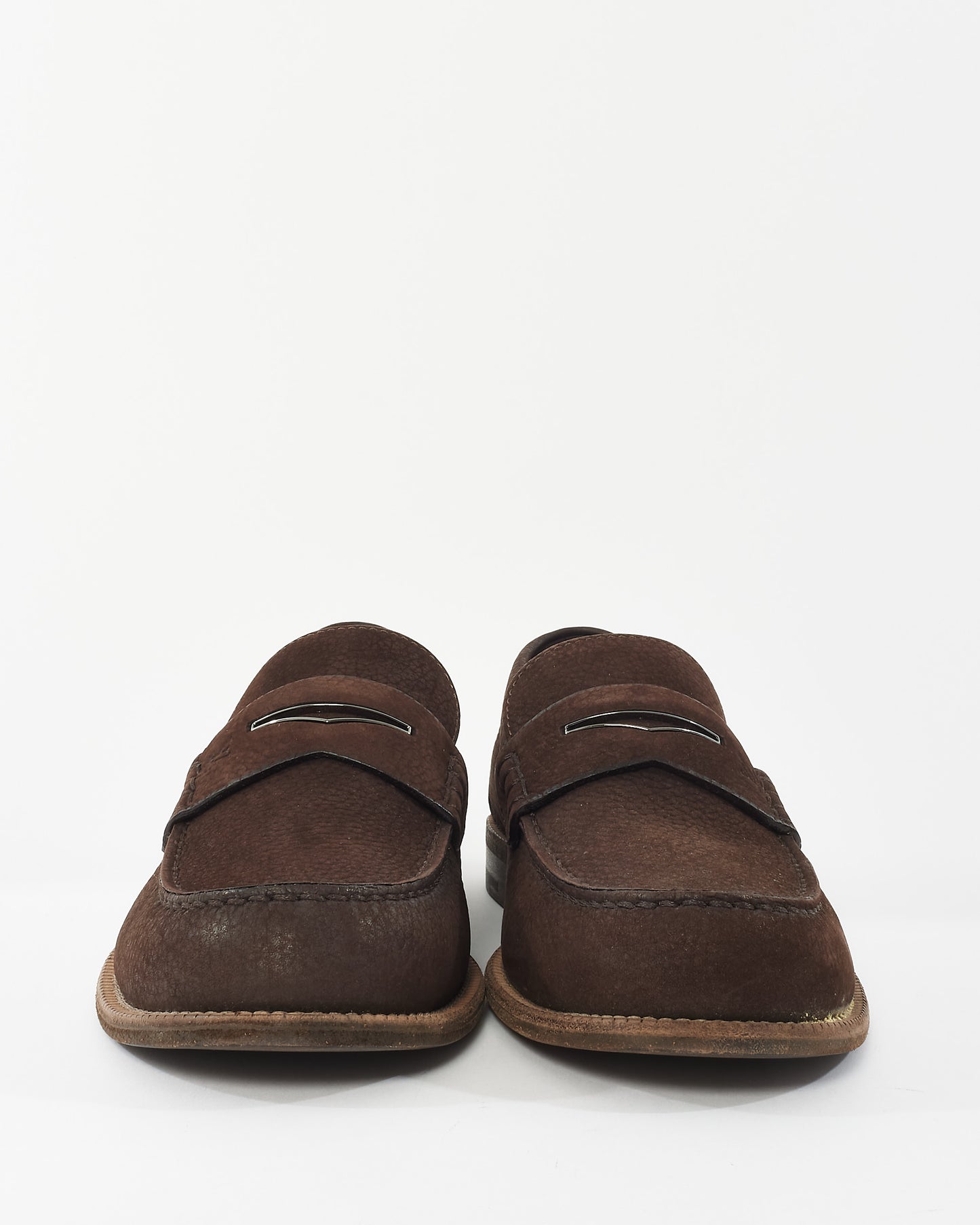 Louis Vuitton Brown Suede Loafers - 7.5MEN