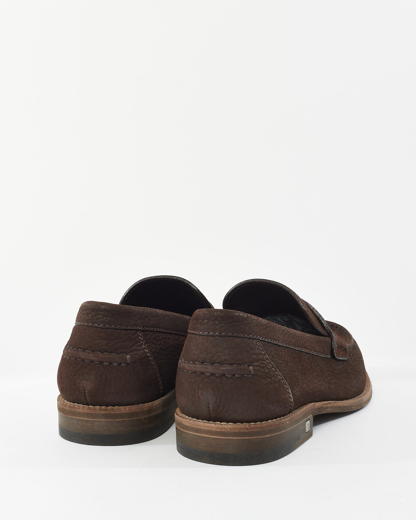 Louis Vuitton Brown Suede Loafers - 7.5MEN