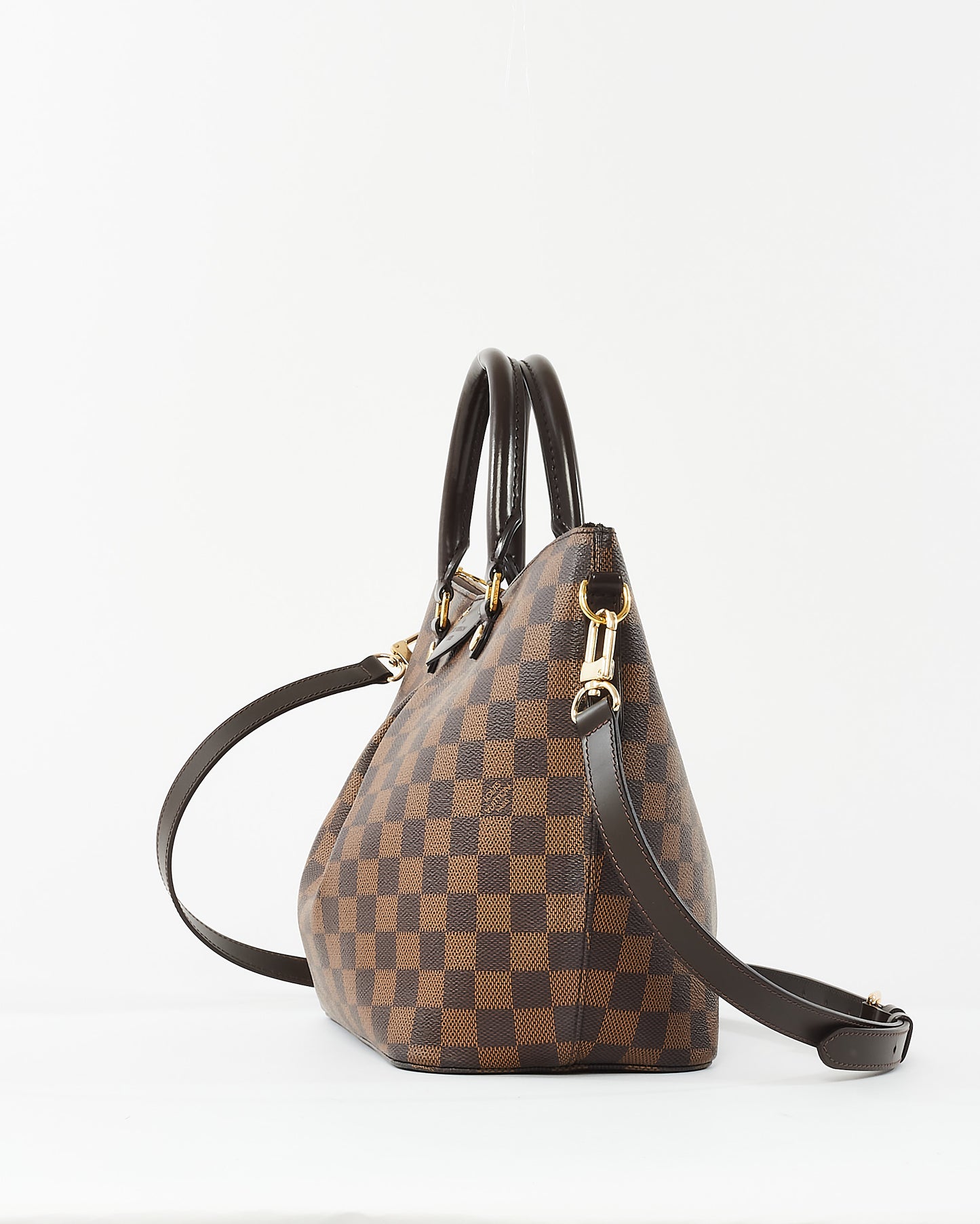 Louis Vuitton Damier Ebene Coated Canvas Siena MM Crossbody Bag