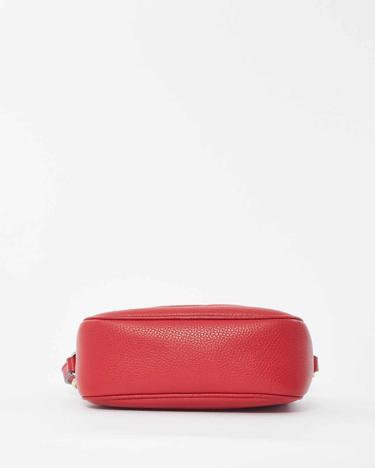 Gucci Red Leather Soho Disco Crossbody Bag