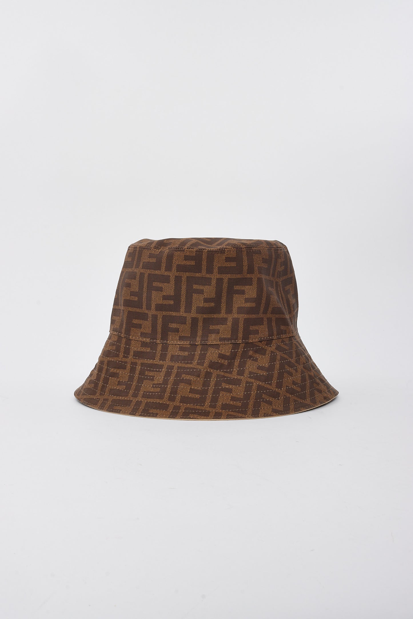 Fendi Zucca Print Canvas Bucket Hat - 58CM