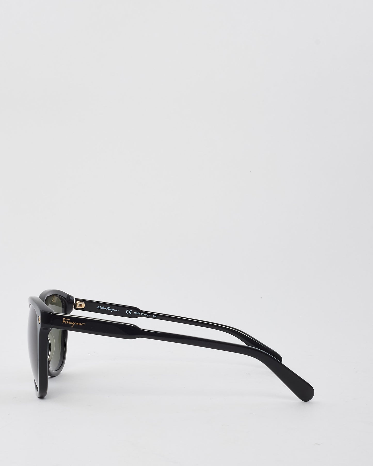 Salvatore Ferragamo Black Acetate Sunglasses SF815S