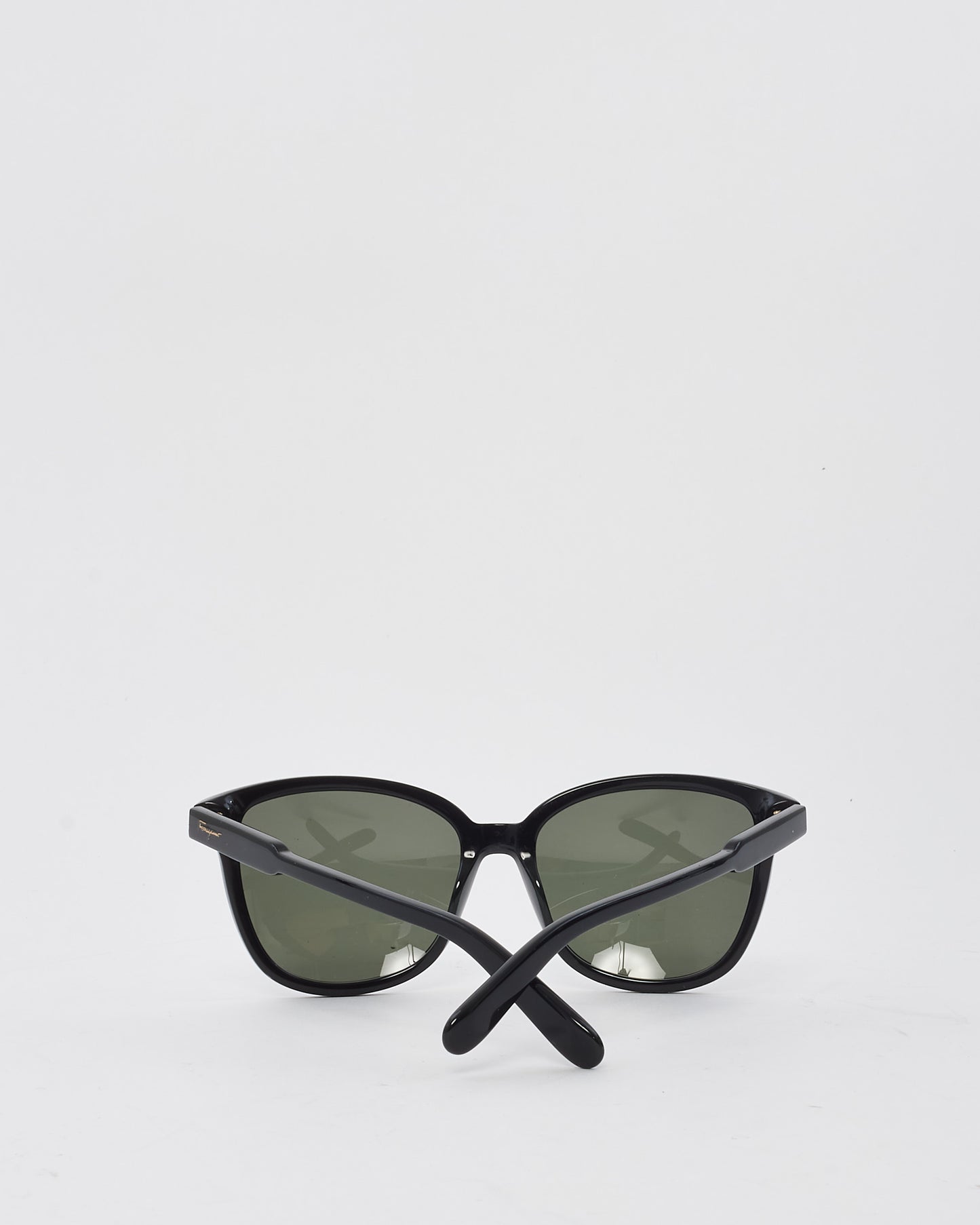 Salvatore Ferragamo Black Acetate Sunglasses SF815S