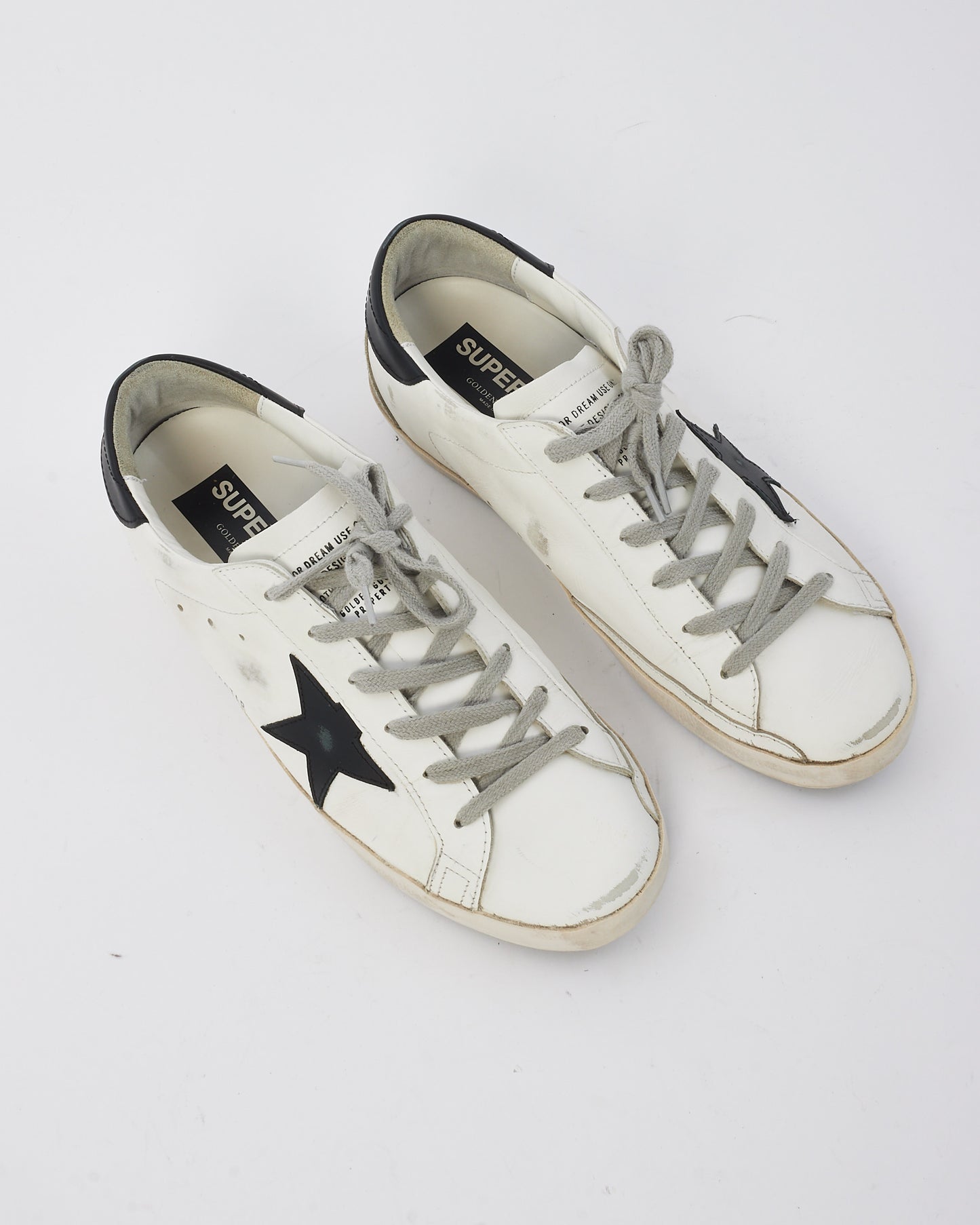 Golden Goose White Superstar Sneakers - 41