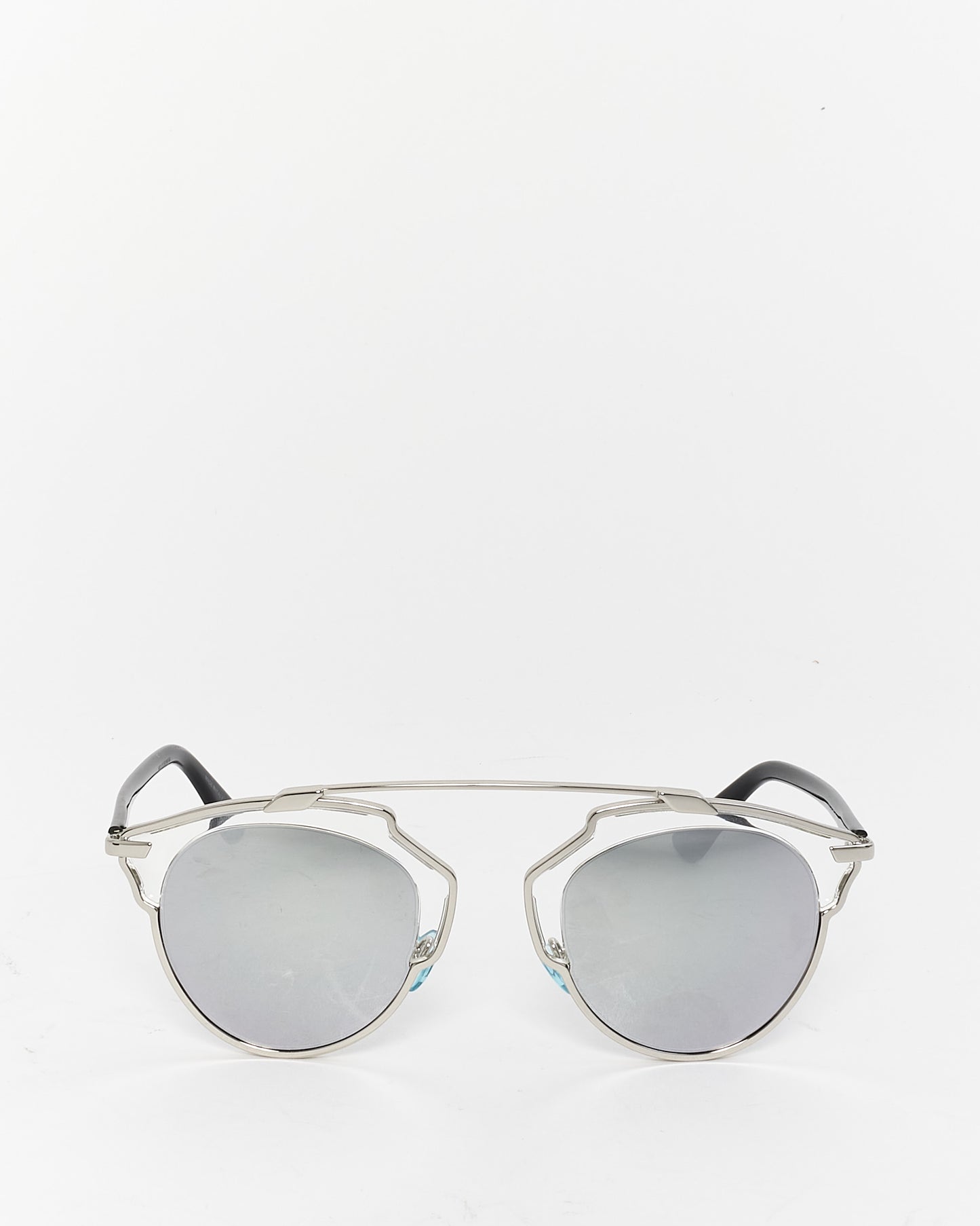 Dior Silver Mirrored "So Real" Sunglasses