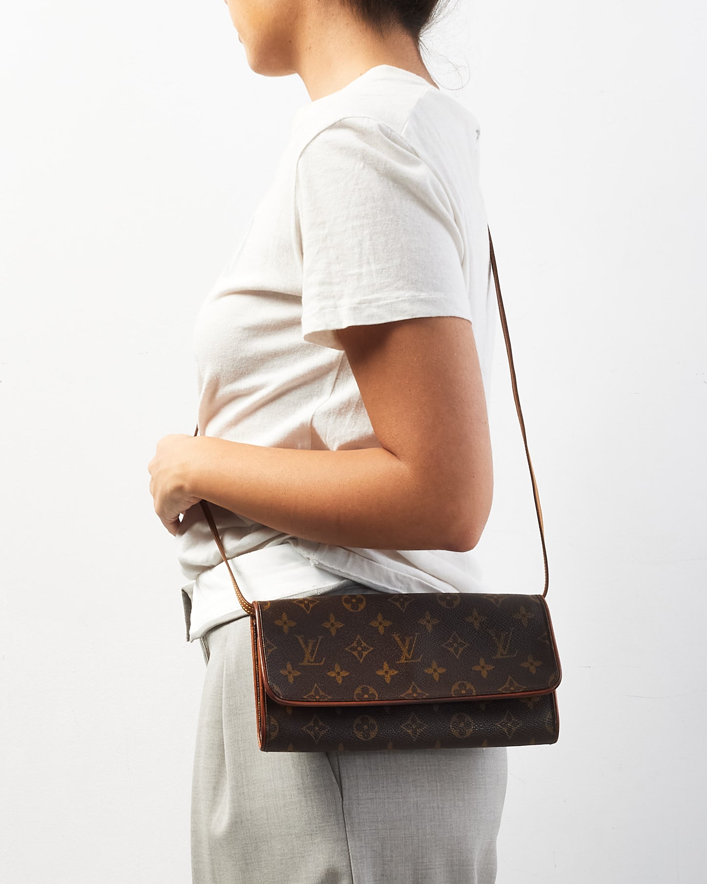 Louis Vuitton Monogram Canvas Monogram Twin Pochette GM w/ Strap