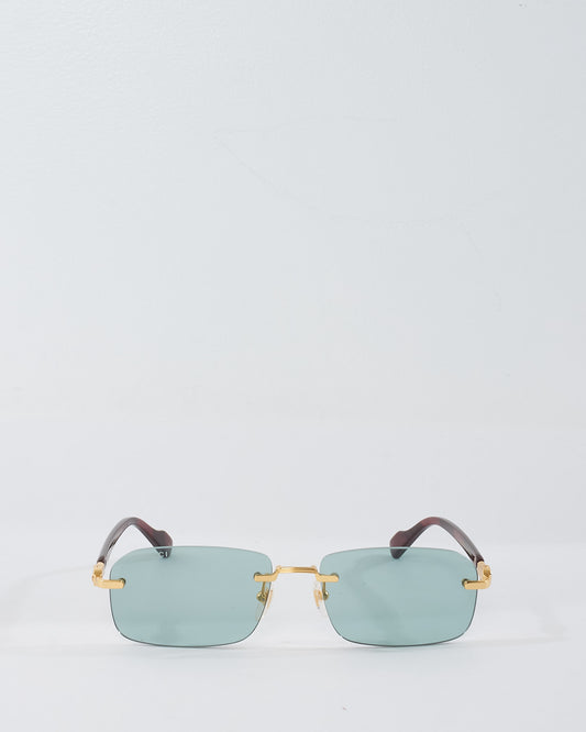 Gucci Burgundy GG1221S Frameless Sunglasses