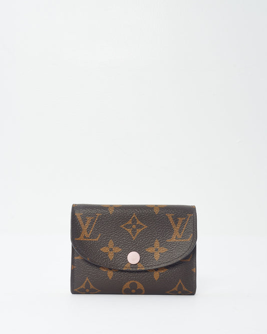 Louis Vuitton Rose Ballerine Monogram Canvas Rosalie Coin Purse