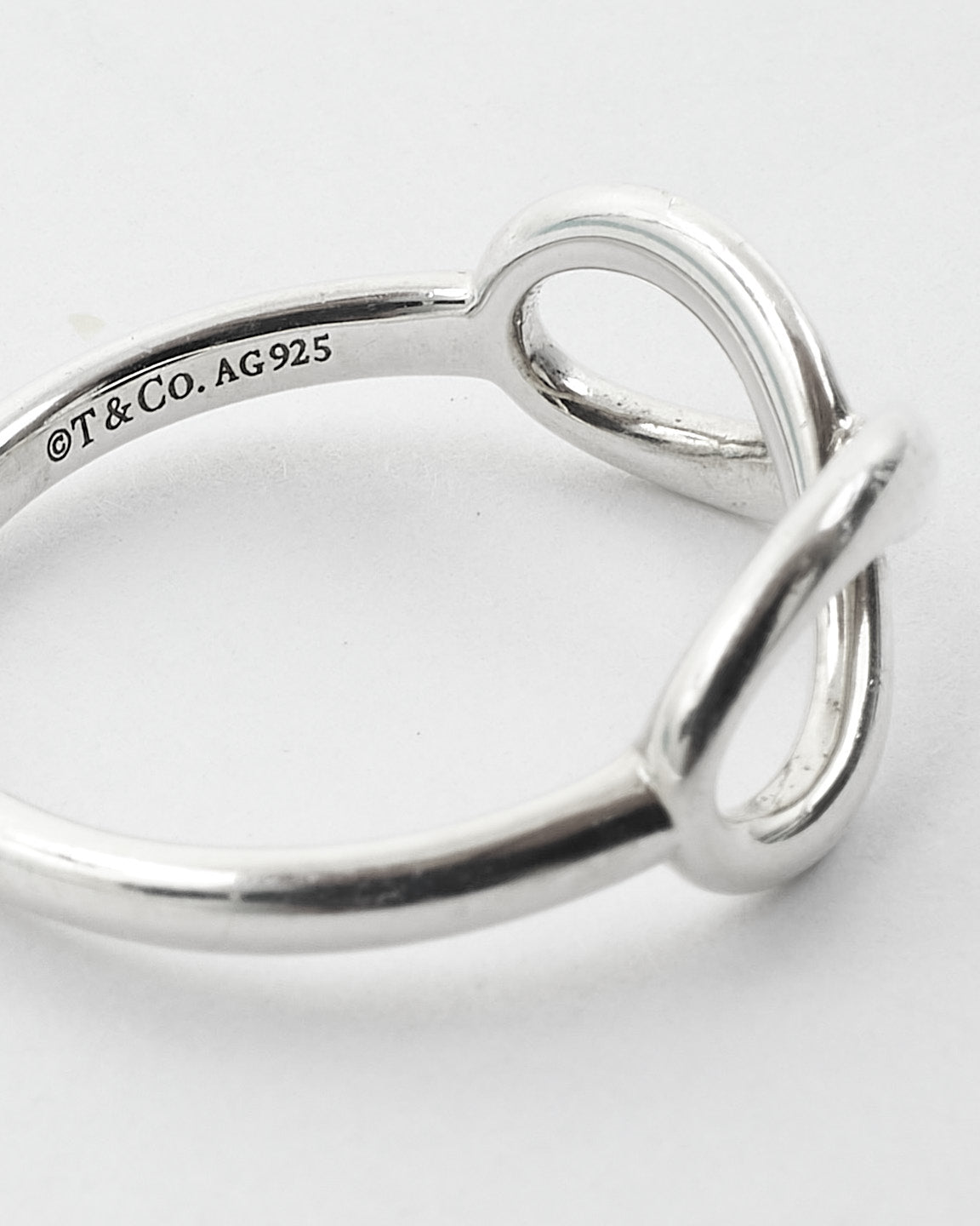 Tiffany & Co. Silver Infinity Ring - 5.5