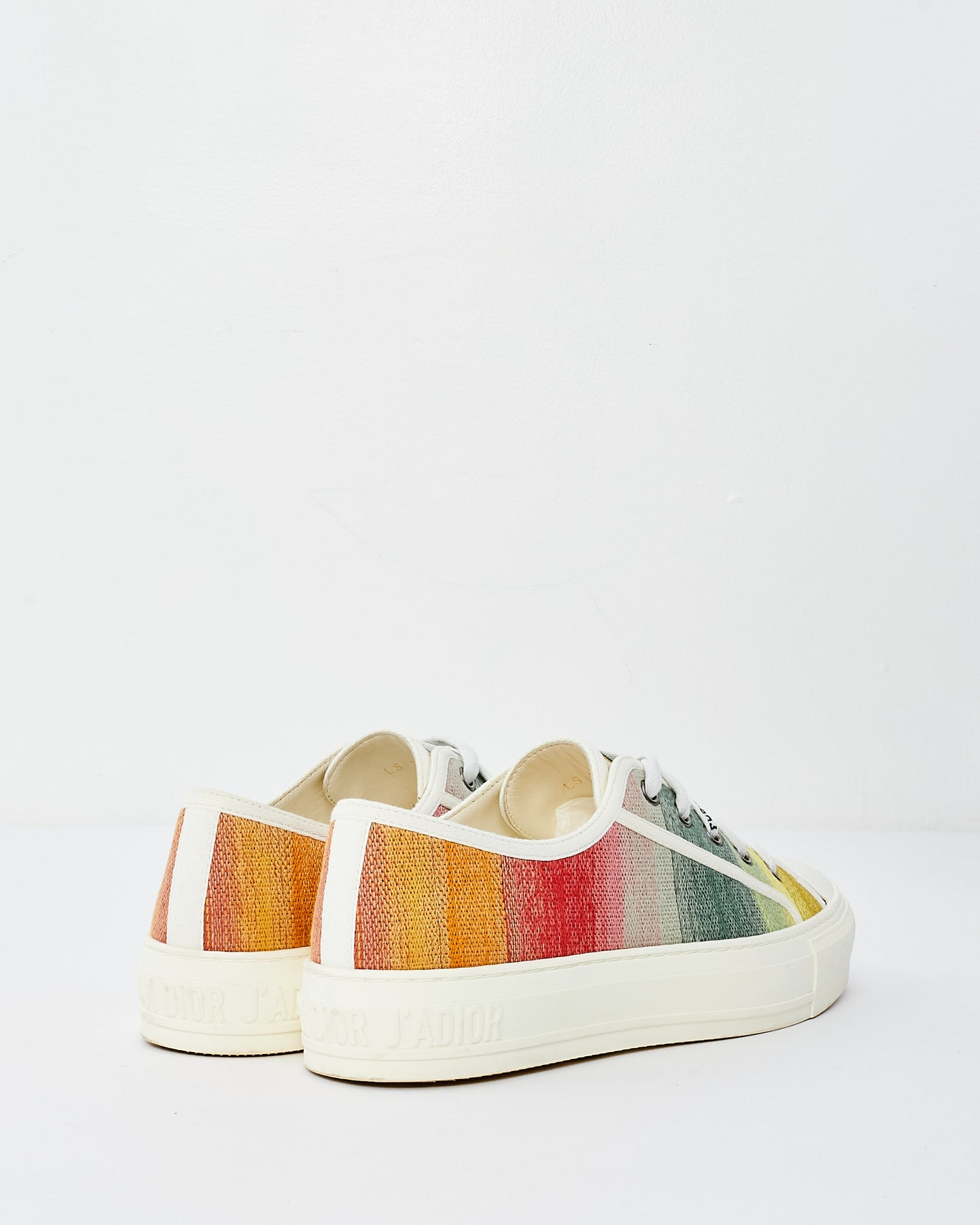 Dior Walk'N'Dior Multicolor Canvas Sneaker - 37