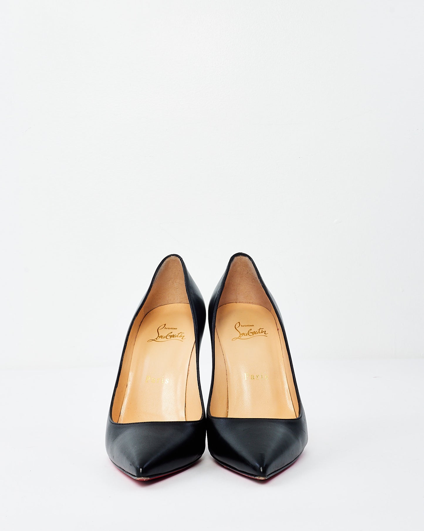 Christian Louboutin Black Leather So Kate 120mm Pumps  - 37