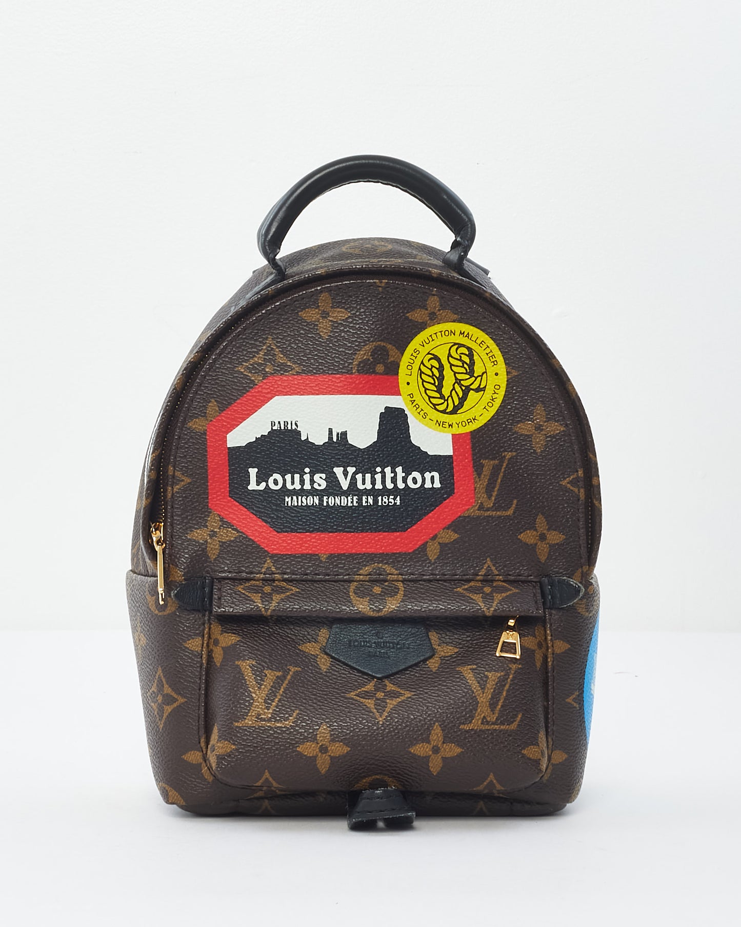 Louis Vuitton Monogram Canvas Limited Edition Worldwide Palm Springs Mini Backpack