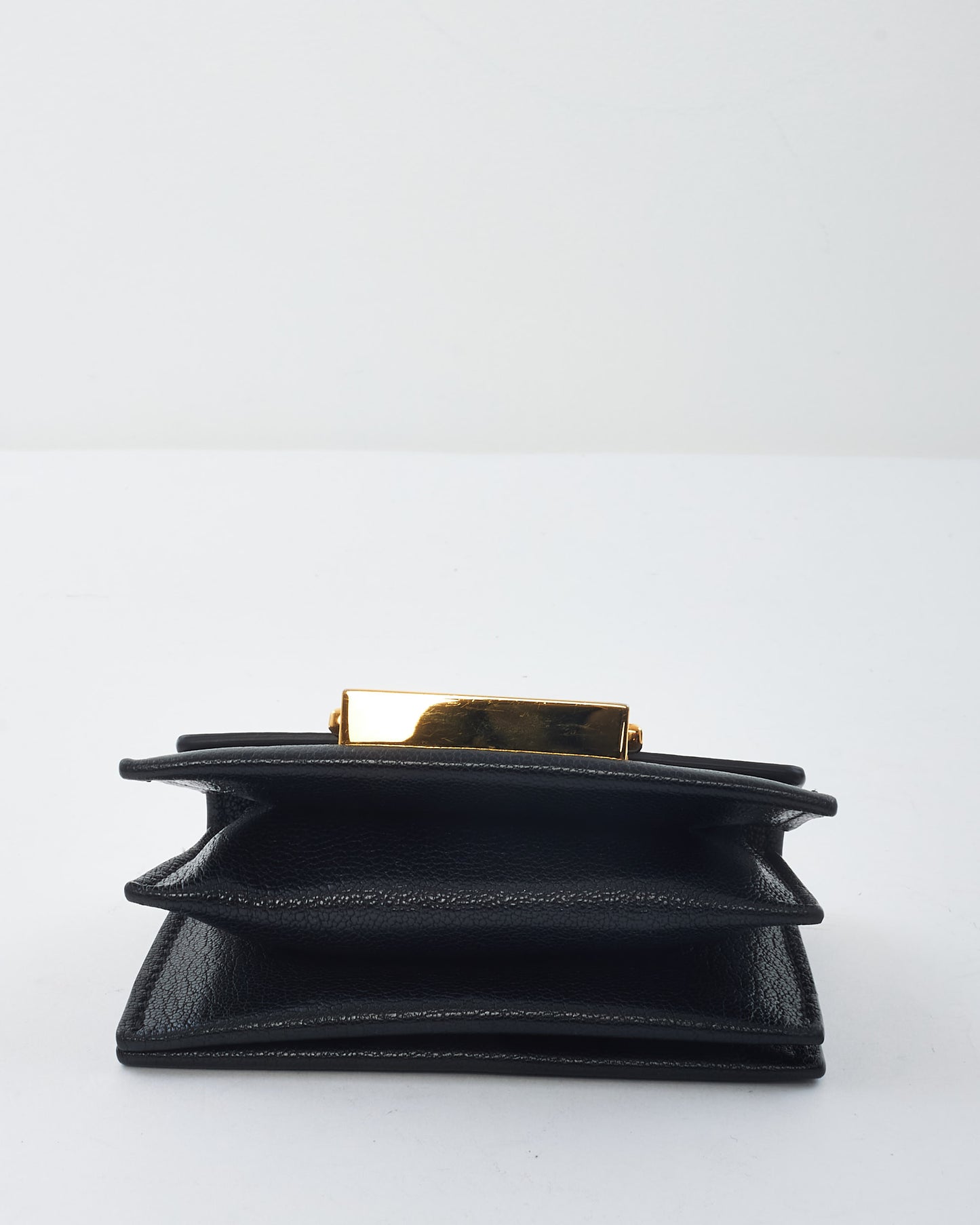 Tom Ford Black Leather Mini Crossbody Bag