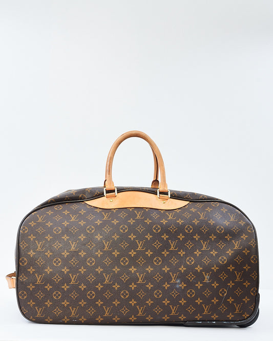 Louis Vuitton Monogram Canvas Eole Trolley Duffle Bag