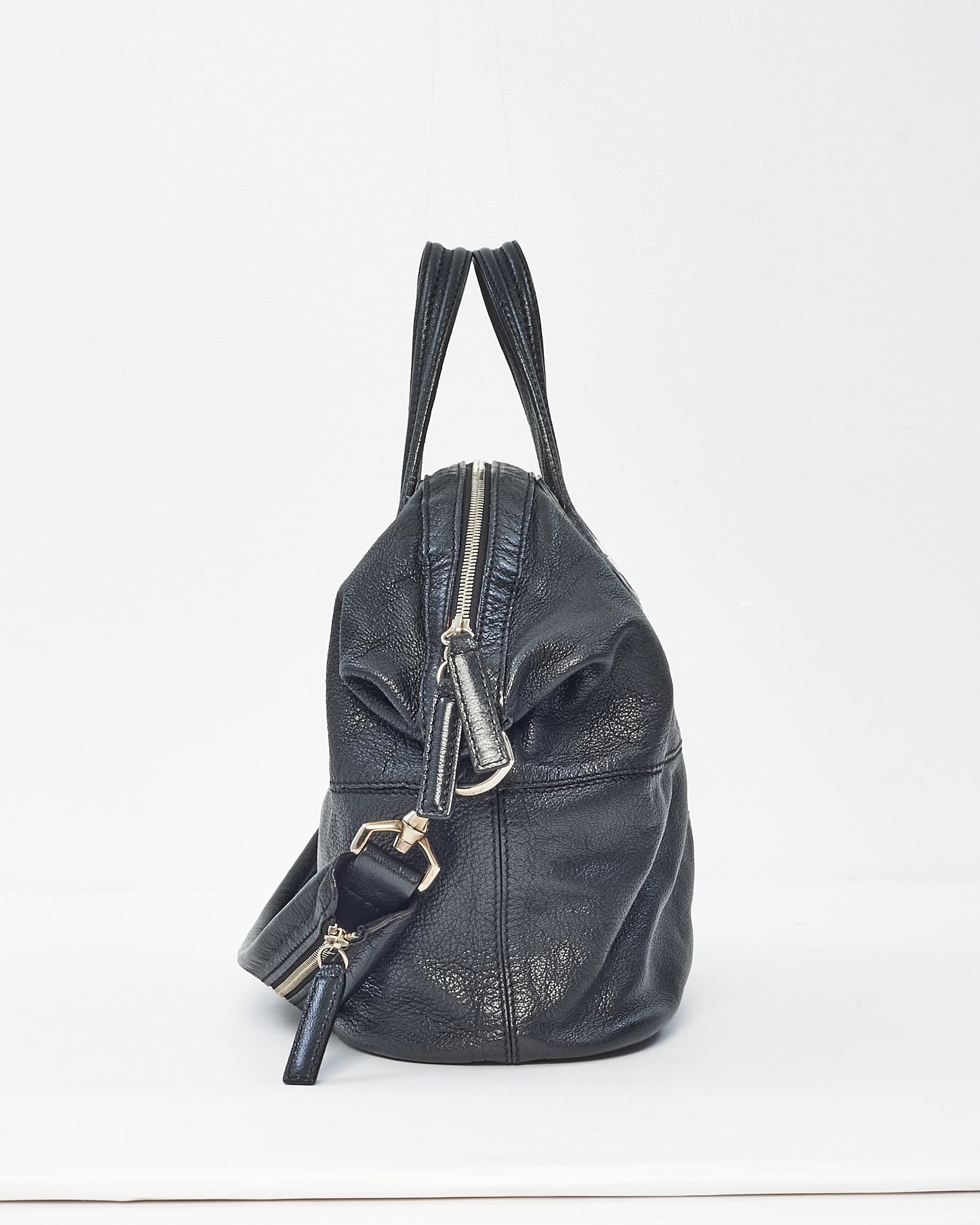 Givenchy Black Leather Nightingale Shoulder Bag