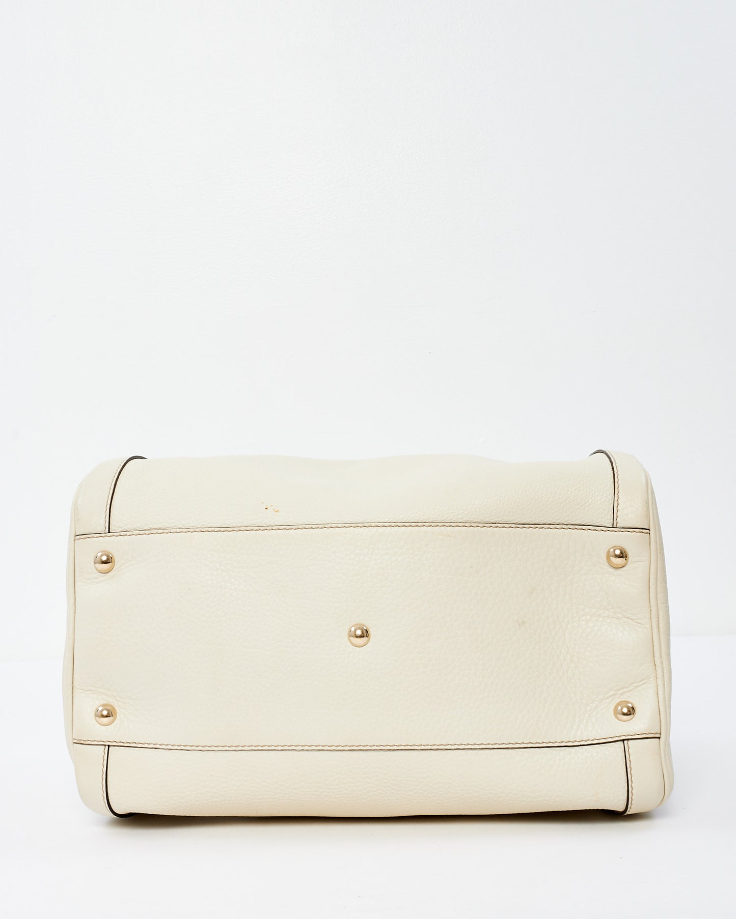 Gucci Off-White Leather Soho Boston Bag