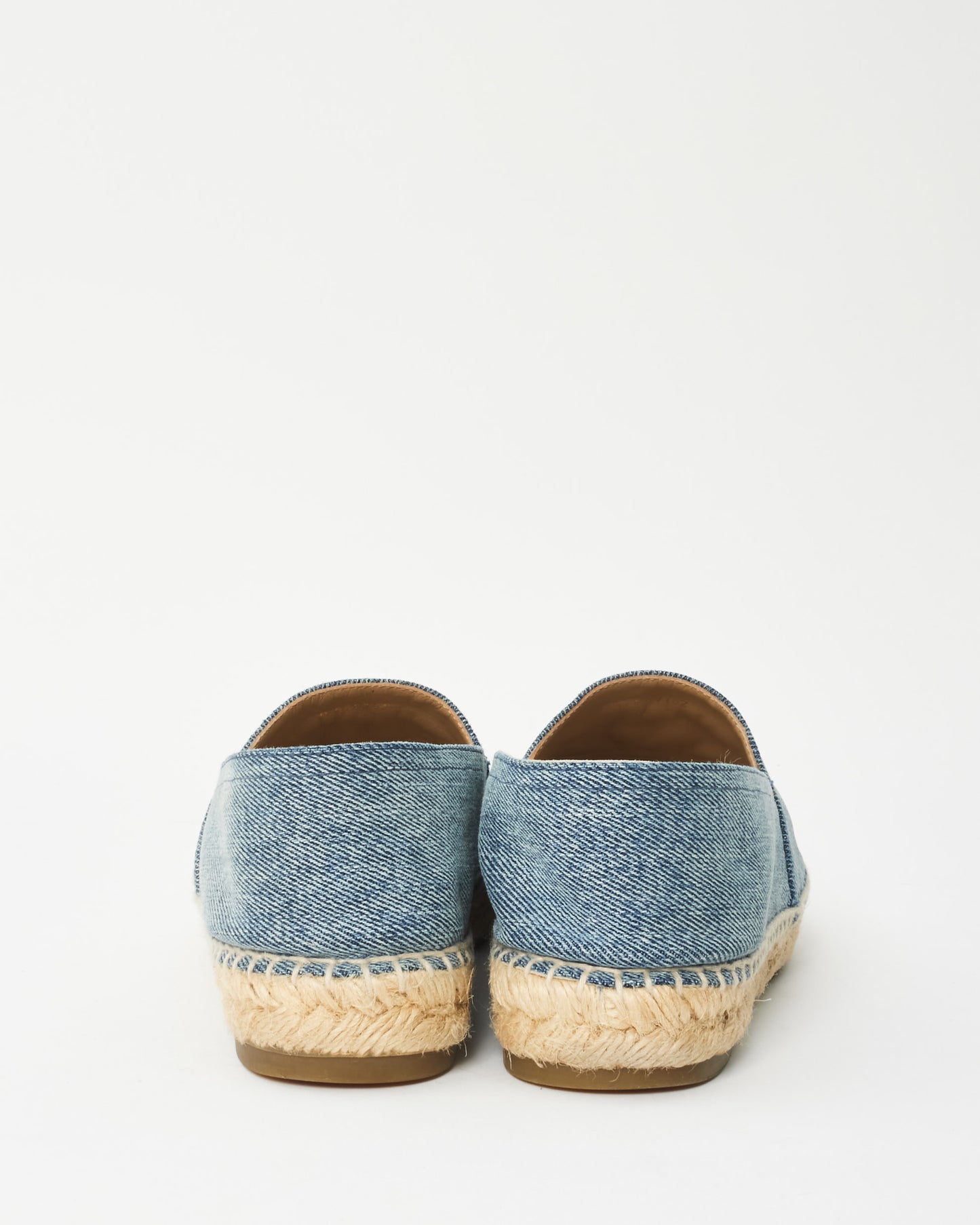 Chanel Denim CC Logo Espadrilles - 38