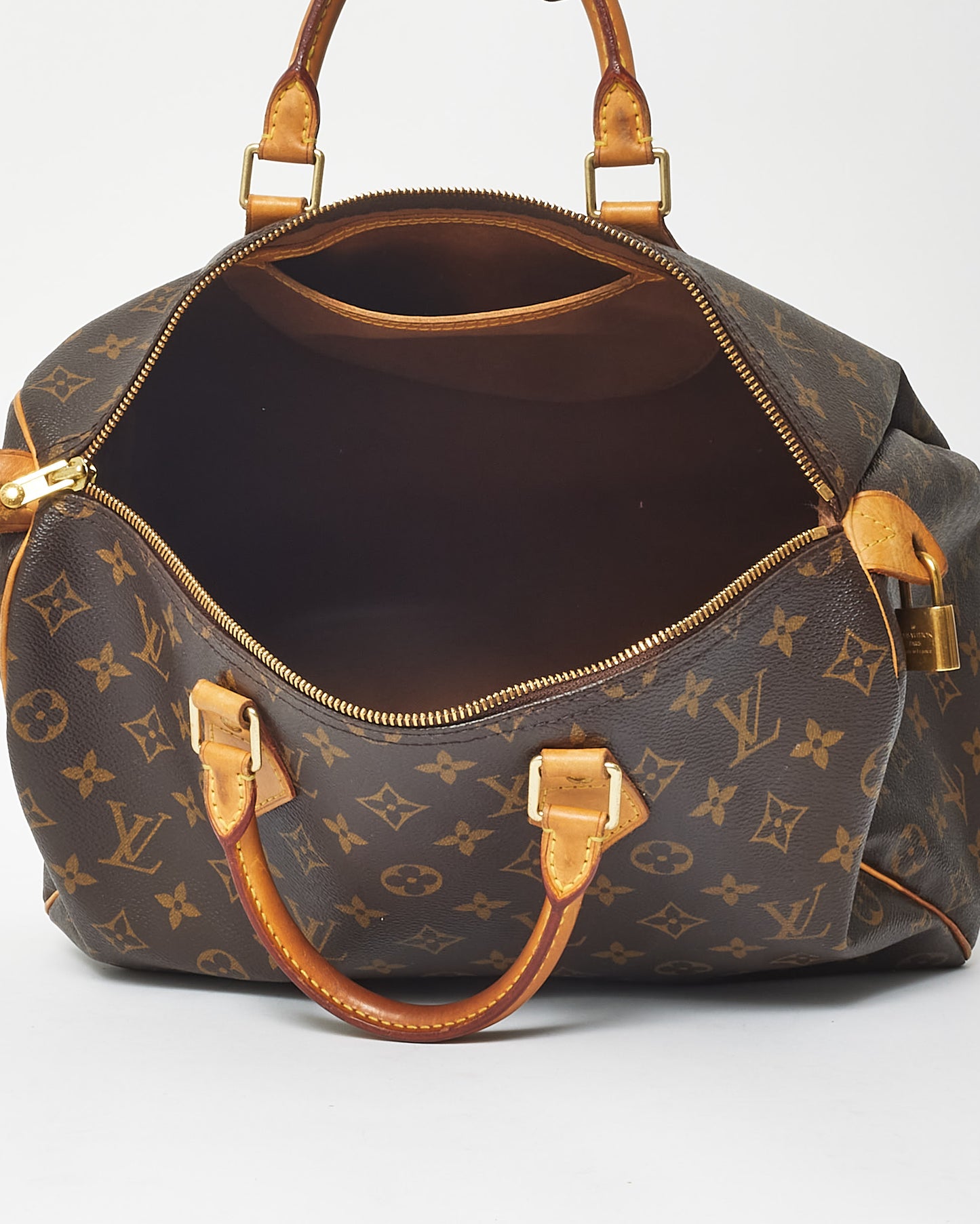 Louis Vuitton Monogram Coated Canvas Speedy 35 Bag